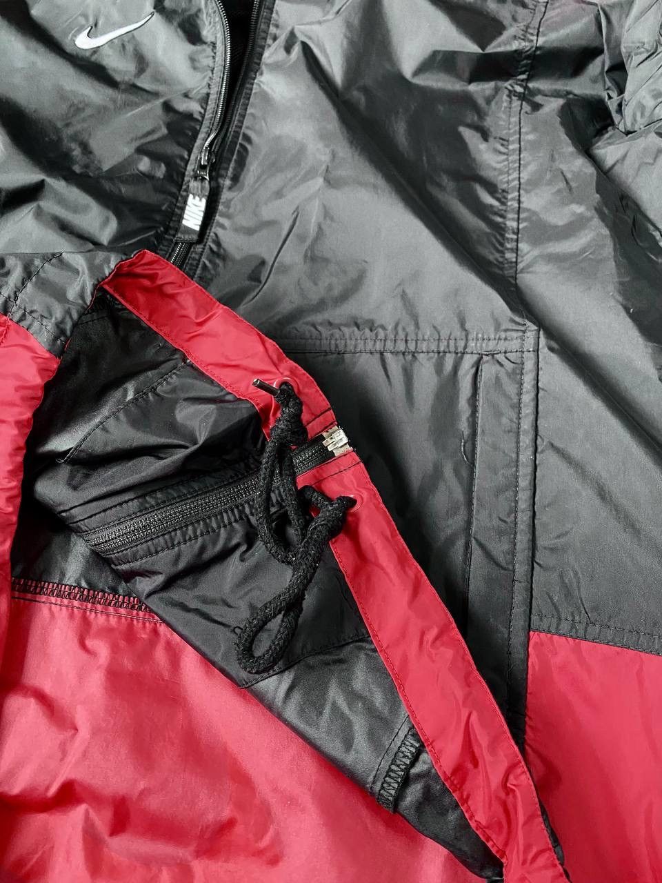 Nike × Vintage 90s Nike Vintage Light Jacket Streetwear Big Logo Swoosh Y2k Size US L / EU 52-54 / 3 - 8 Thumbnail