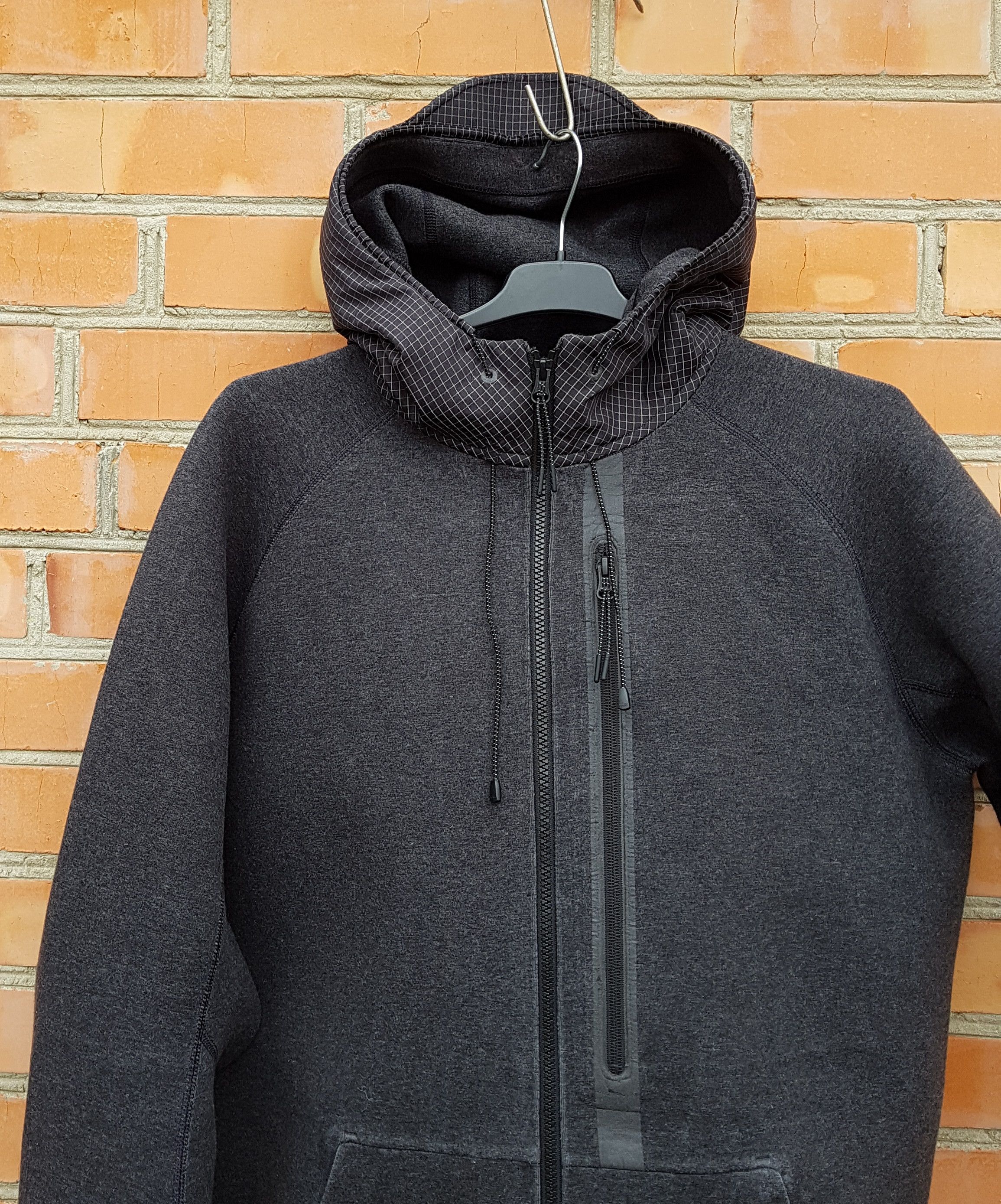 Nike Nike Tech Fleece Full Zip Heavy Hoodie Black Heather sz XL Size US XL / EU 56 / 4 - 3 Thumbnail