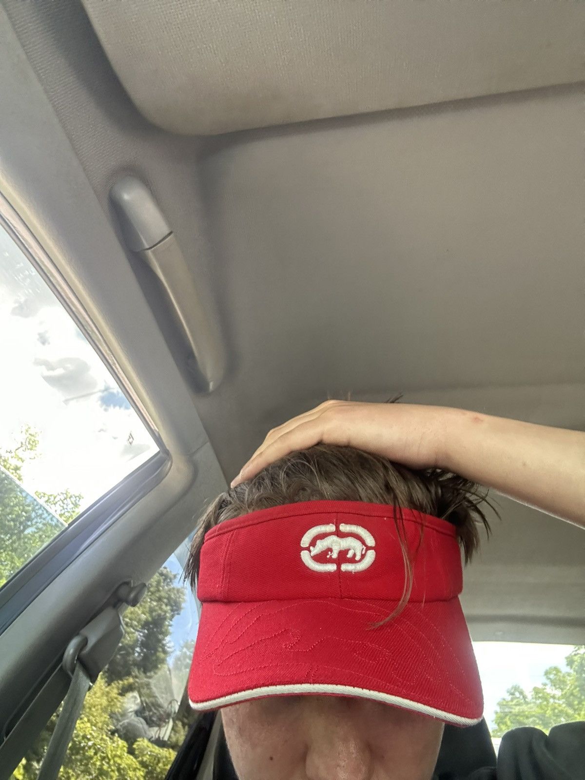 Ecko Unltd. × Vintage Ecko Unltd Red Logo Visor Streetwear Y2K Cap Size ONE SIZE - 2 Thumbnail