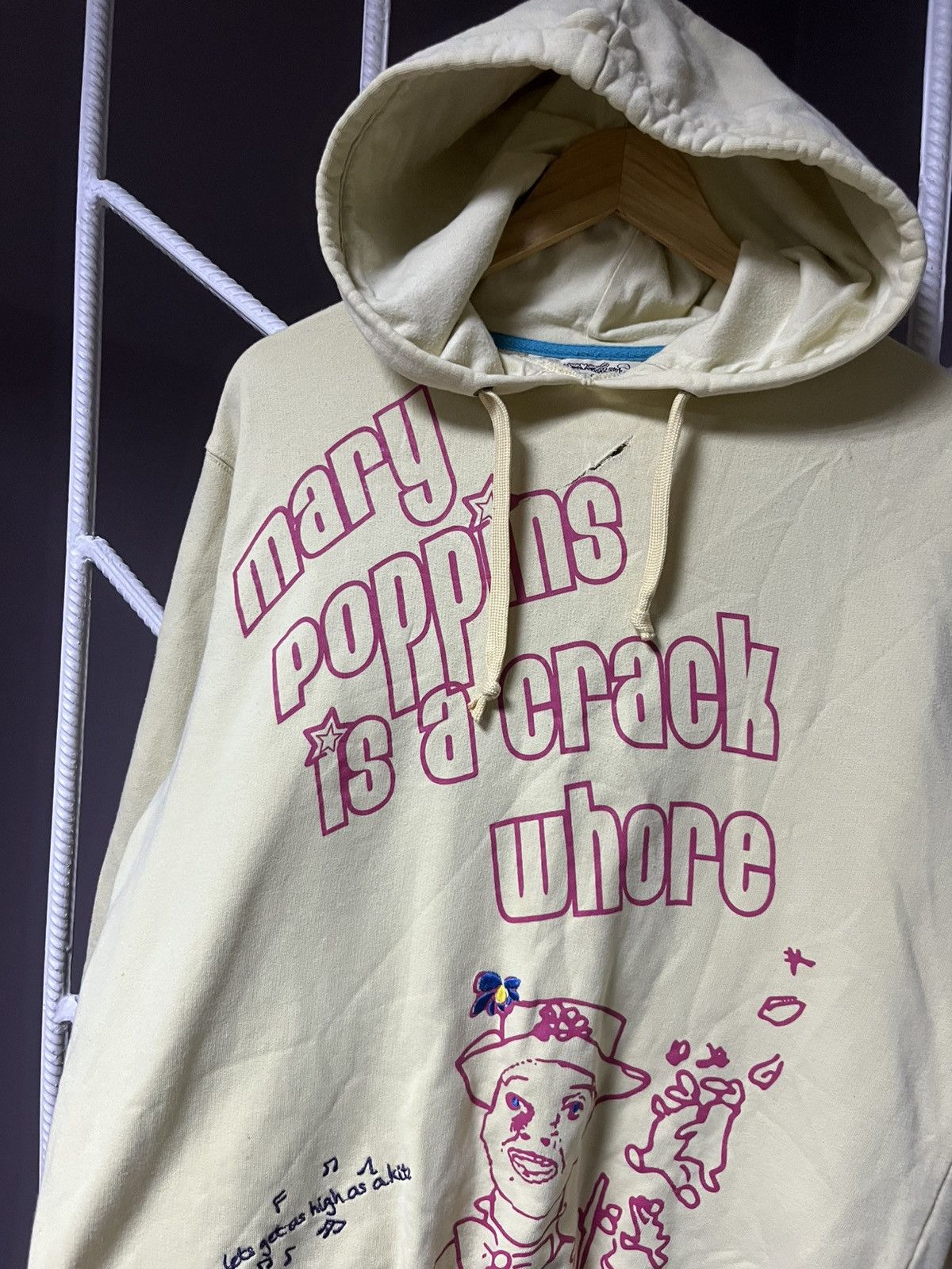 Japanese Brand Mary Poppins Crack Whore Y2K Hoodie Size US M / EU 48-50 / 2 - 3 Thumbnail
