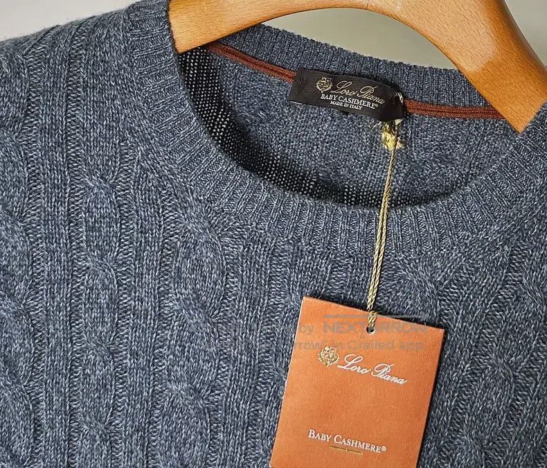 Loro Piana Loro Piana Classic baby cashmere twist crewneck knitted sw Size US L / EU 52-54 / 3 - 2 Thumbnail