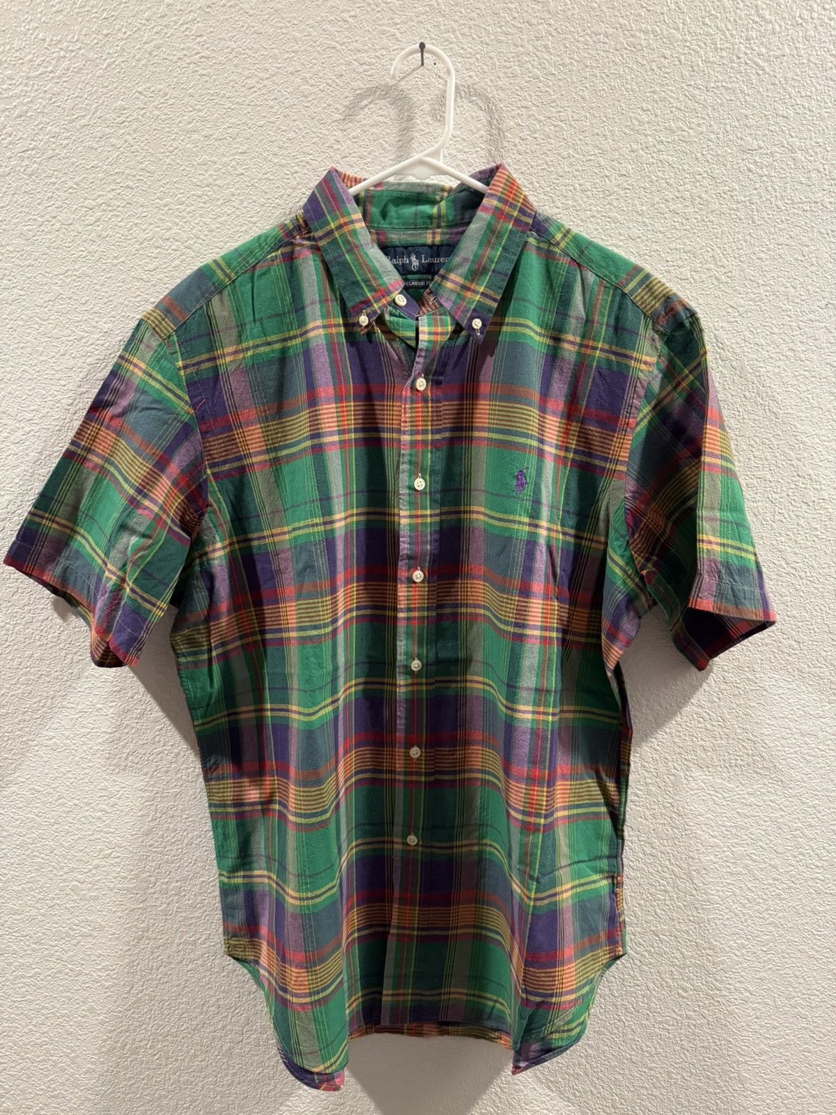Polo Ralph Lauren Polo Ralph Lauren Green Button Up Size US L / EU 52-54 / 3 - 1 Thumbnail