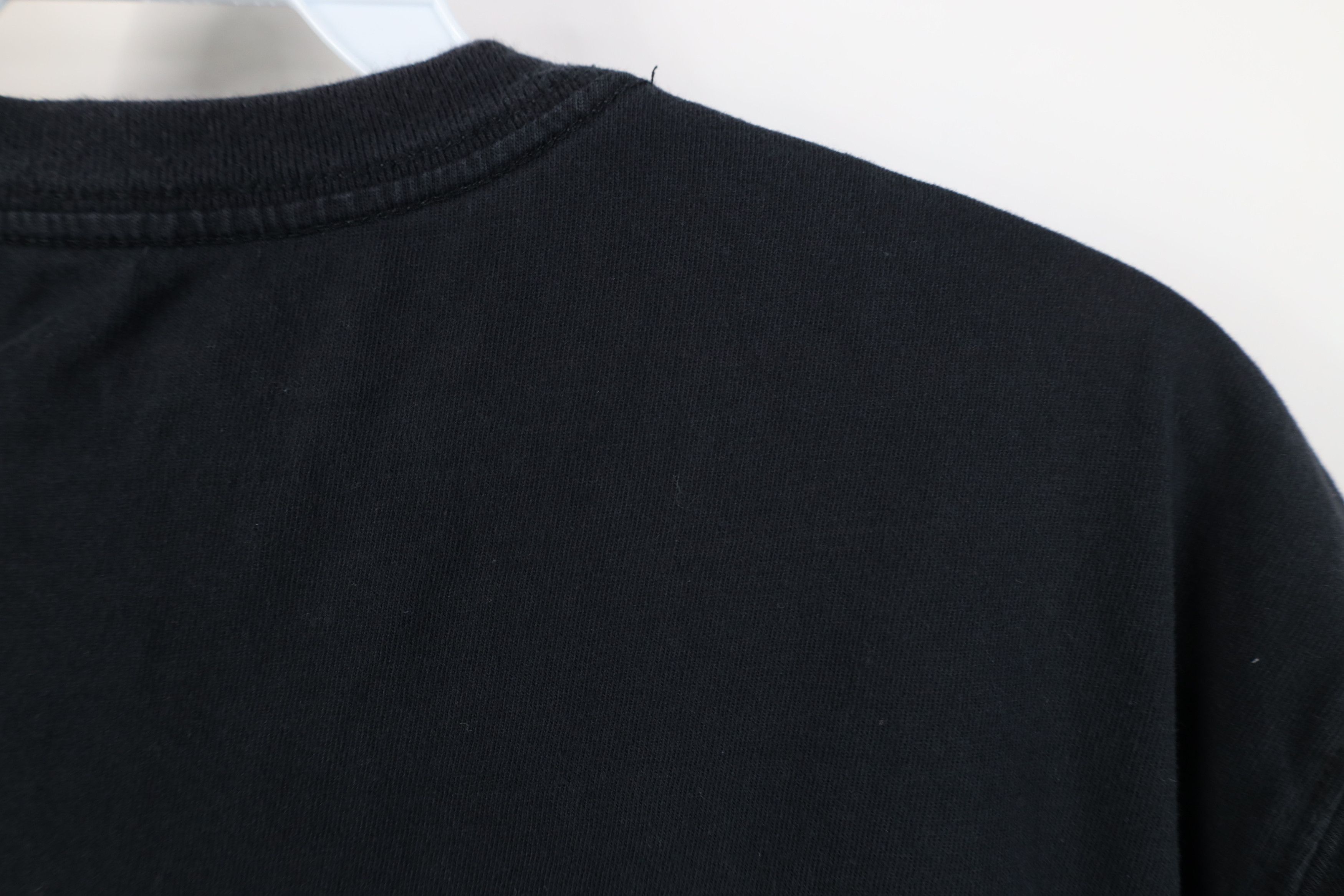 Eddie Bauer Vintage Y2K Eddie Bauer Blank Heavy Cotton T-Shirt Black Size US L / EU 52-54 / 3 - 10 Thumbnail