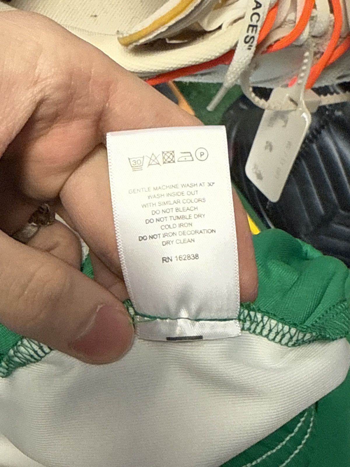 DENIM TEARS Denim Tears Green White Track Pants Size S (NEW) Size US 30 / EU 46 - 13 Thumbnail