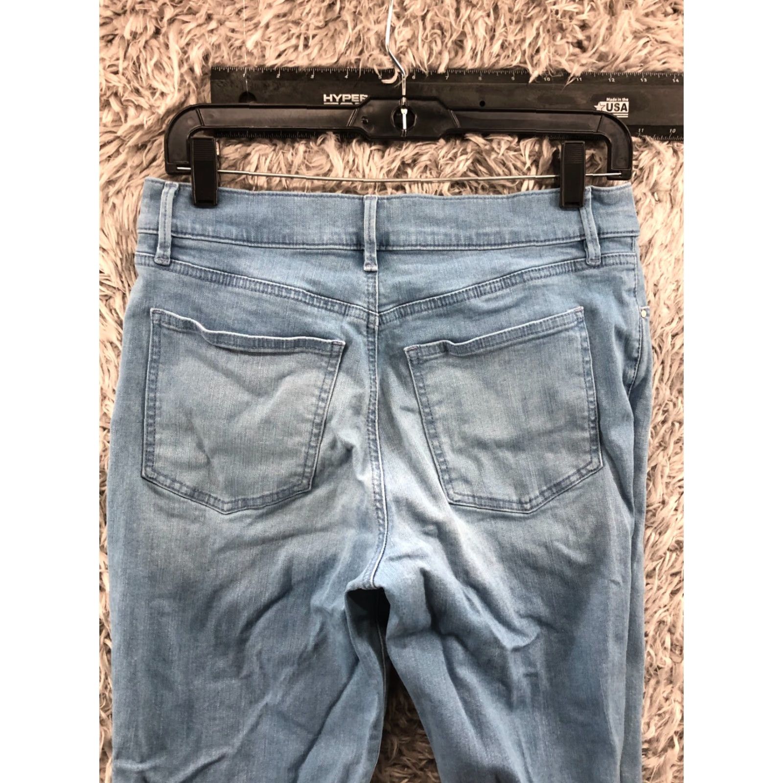 Ann Taylor Ann Taylor Factory Skinny Jeans Womens Size 6 Medium Wash Blue Size 28" / US 6 / IT 42 - 6 Thumbnail