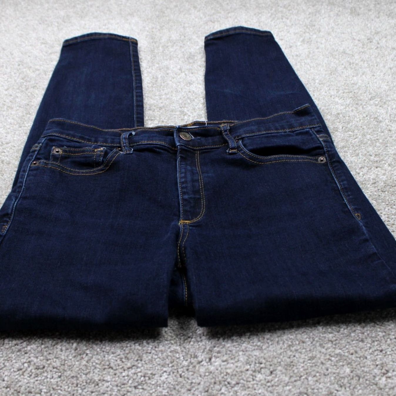 Gap GAP True Skinny Jeans Womens 6 Blue Denim 5-Pocket Stretch 26" Inseam Jeans Size 28" / US 6 / IT 42 - 2 Thumbnail