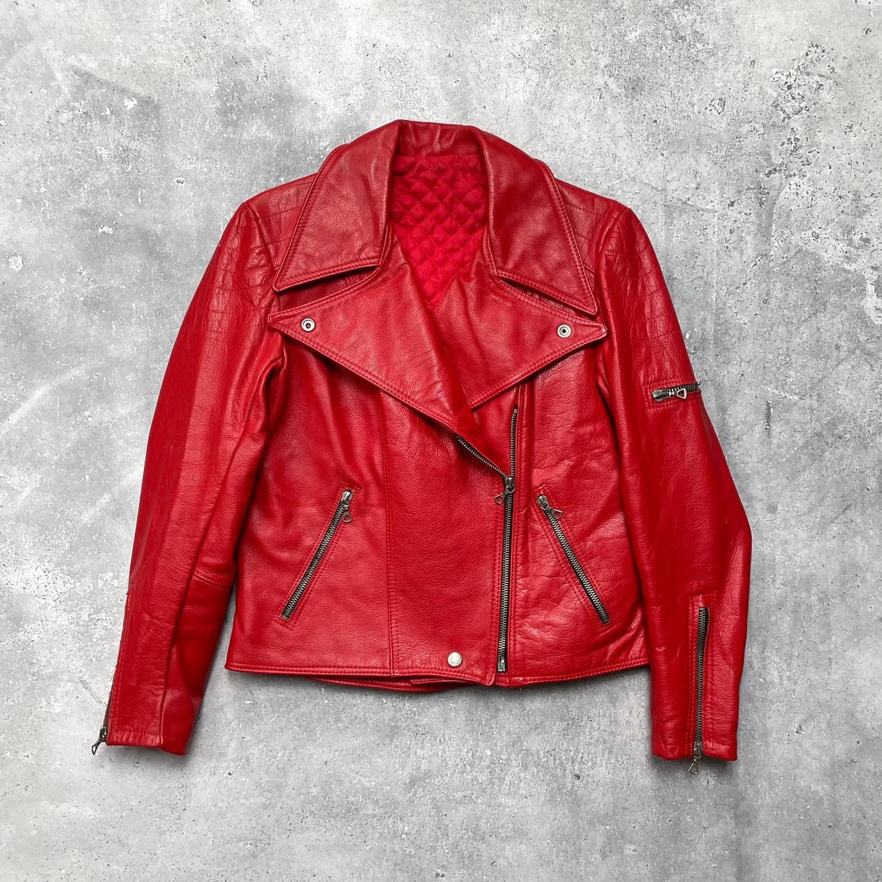 Vintage Vintage 70s 80s Furygan Motorcycle Leather Jacket Women’s 42 Size M / US 6-8 / IT 42-44 - 1 Thumbnail