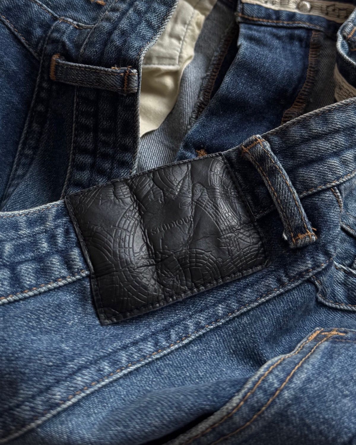 Number (N)ine NUMBER (N)INE GRUNGE SNINNY DENIM PANTS Size US 31 - 8 Thumbnail