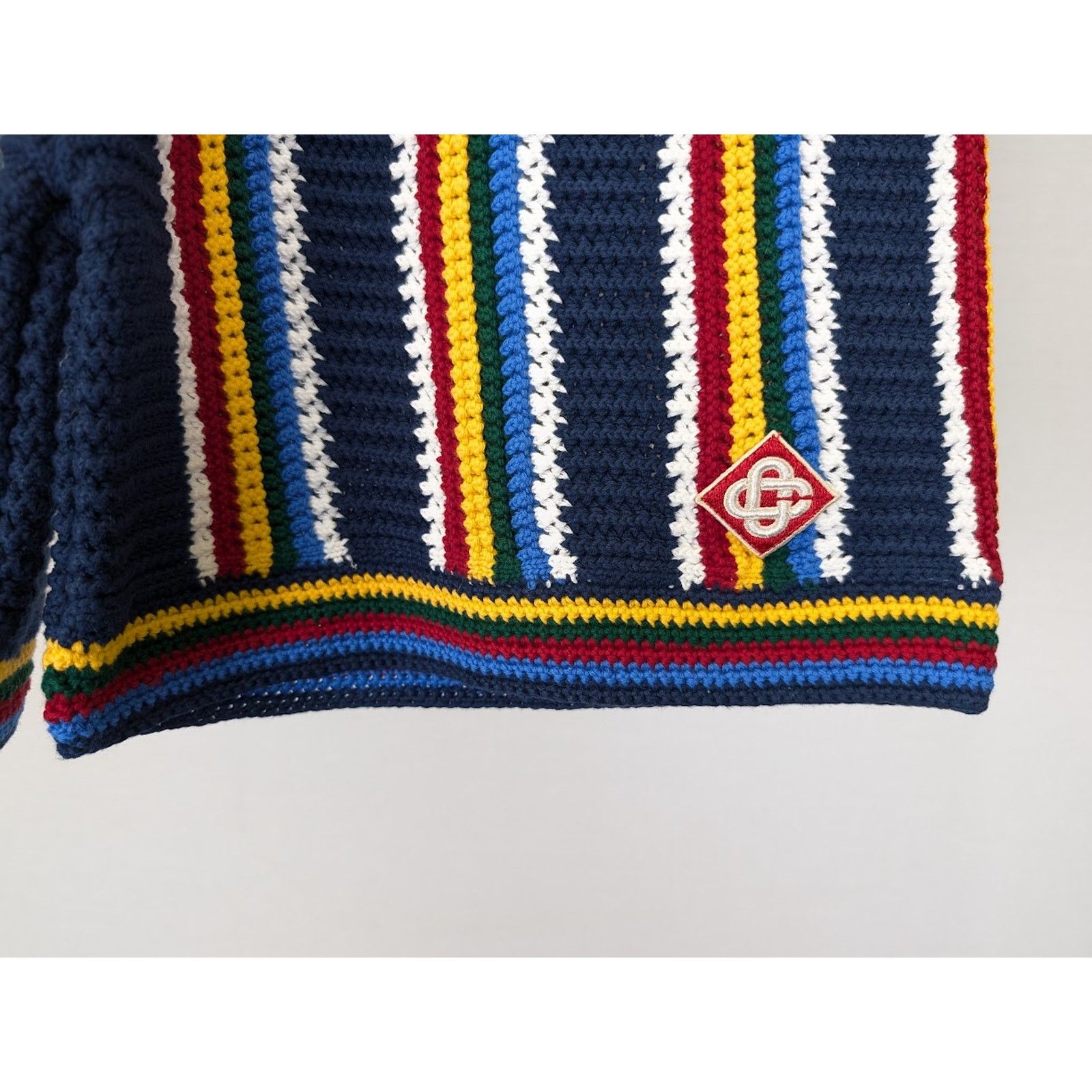 Casablanca o1rshd1 DUP / Cotton Crochet Shorts in Navy Size US 34 / EU 50 - 6 Thumbnail