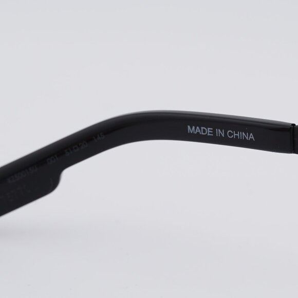 Kenzo Kenzo KZ50015U 001 Eyeglasses Shiny Black 51mm Round Frame Size ONE SIZE - 6 Thumbnail