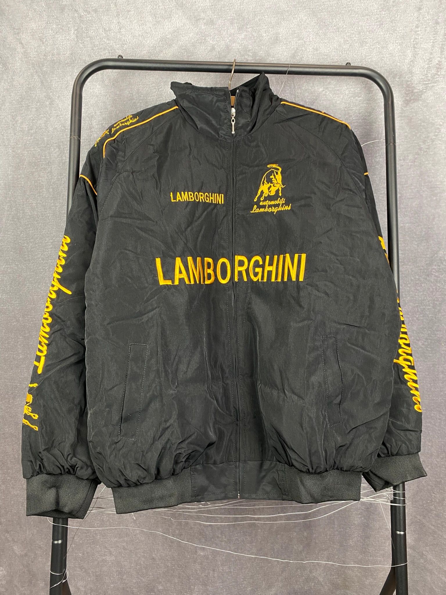 Vintage Vintage Lamborghini Black Jacket Size XL Size US XL / EU 56 / 4 - 1 Thumbnail