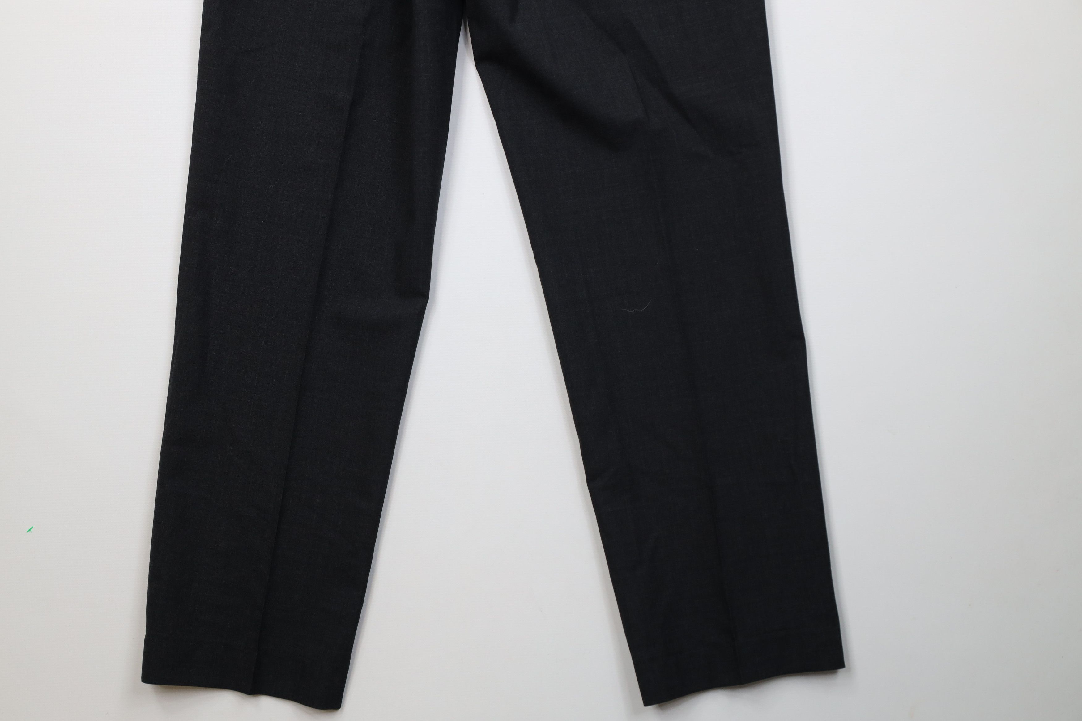 L.L. Bean Vintage 90s Y2K LL Bean Wool Knit Chino Pants Charcoal Gray Size US 32 / EU 48 - 12 Thumbnail