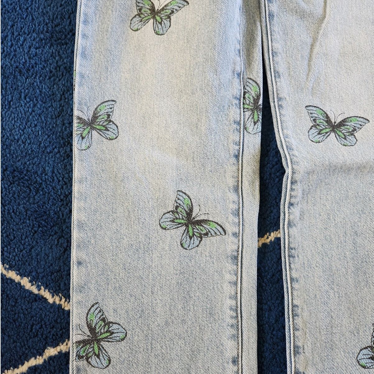Pacsun PacSun Women's Butterfly Dad Jeans -25 Size 25" / US 0 / IT 36 - 4 Thumbnail