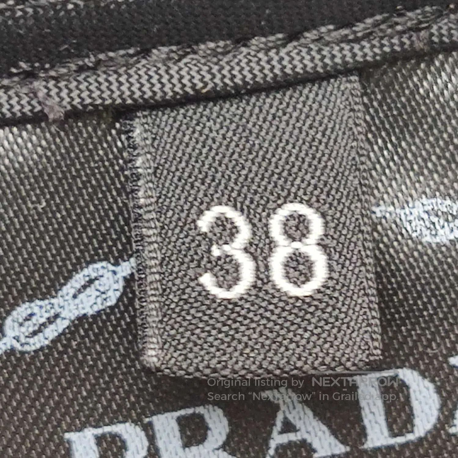 Prada Prada Gray Wool Wide. Size 37" - 5 Thumbnail