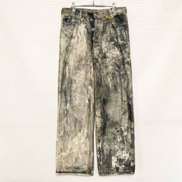 Acne Studios Acne Studios 1981 Splatter 3D Print Jeans Size US 34 / EU 50 - 1 Thumbnail