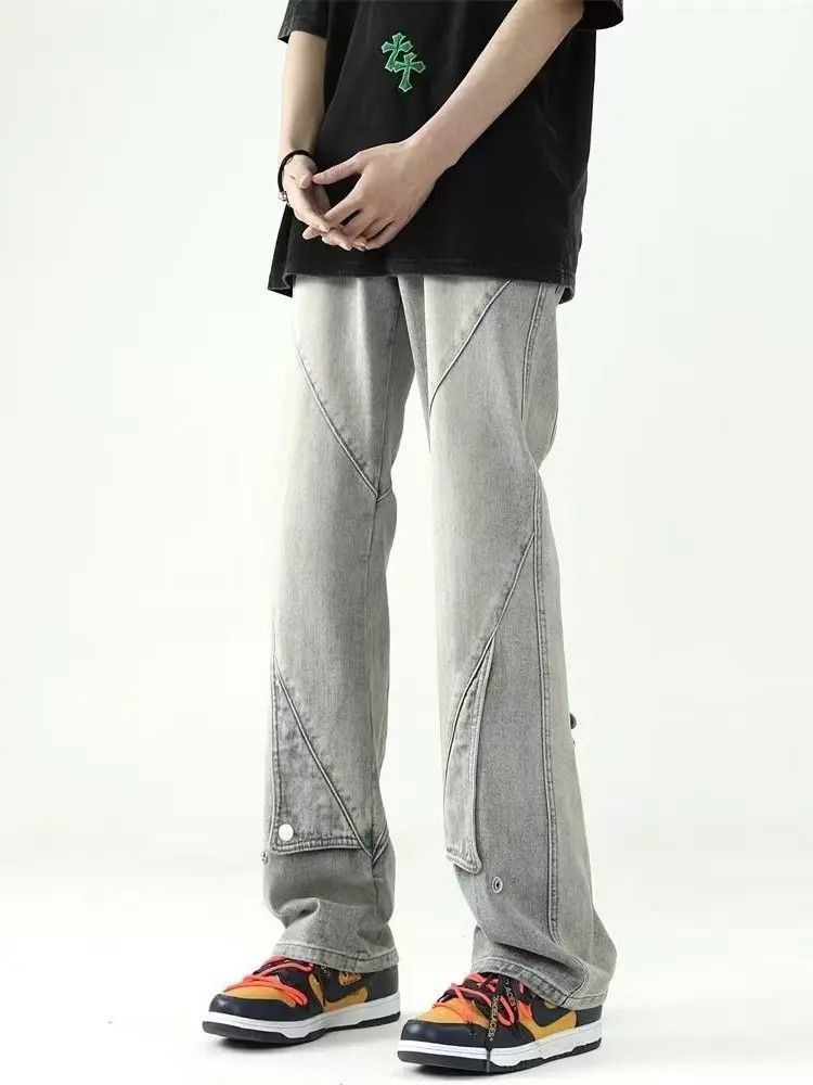Designer × Japanese Brand Streetwear Designer Hip Hop Loose Casual Pants Size US 33 - 1 Thumbnail