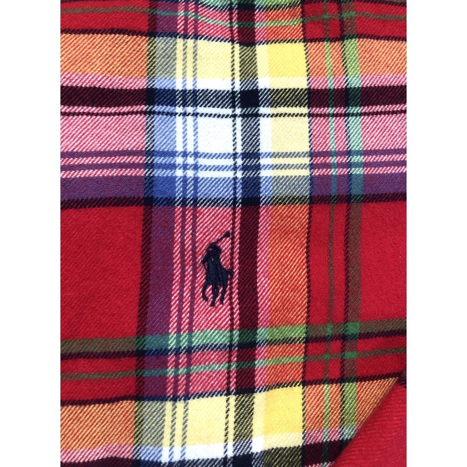 Ralph Lauren Ralph Lauren Shirt Mens XL Red Plaid Flannel Long Sleeve Button-Down Classic Fit Size US XL / EU 56 / 4 - 6 Thumbnail