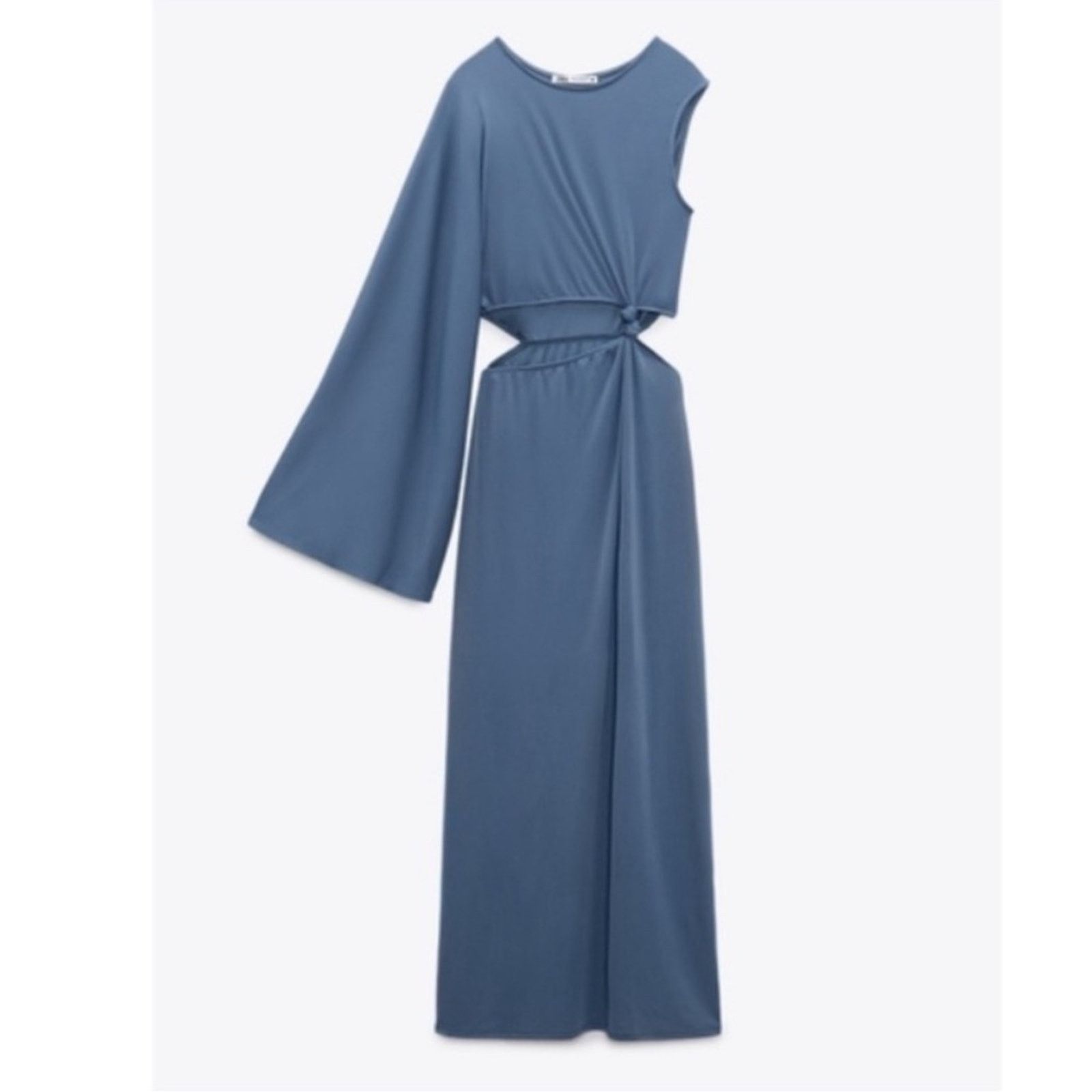 Zara ZARA Bloggers Fav One Shoulder Long Out Maxi Dress Size M / US 6-8 / IT 42-44 - 3 Thumbnail