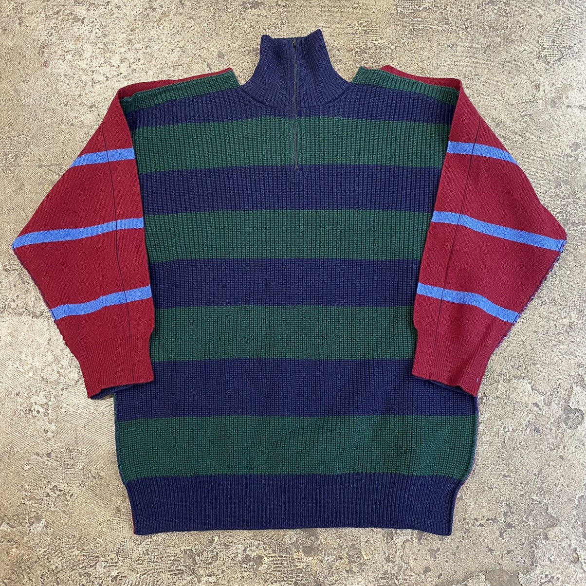 Balenciaga Balenciaga Brand New Striped Knit Fleece Size US M / EU 48-50 / 2 - 1 Thumbnail
