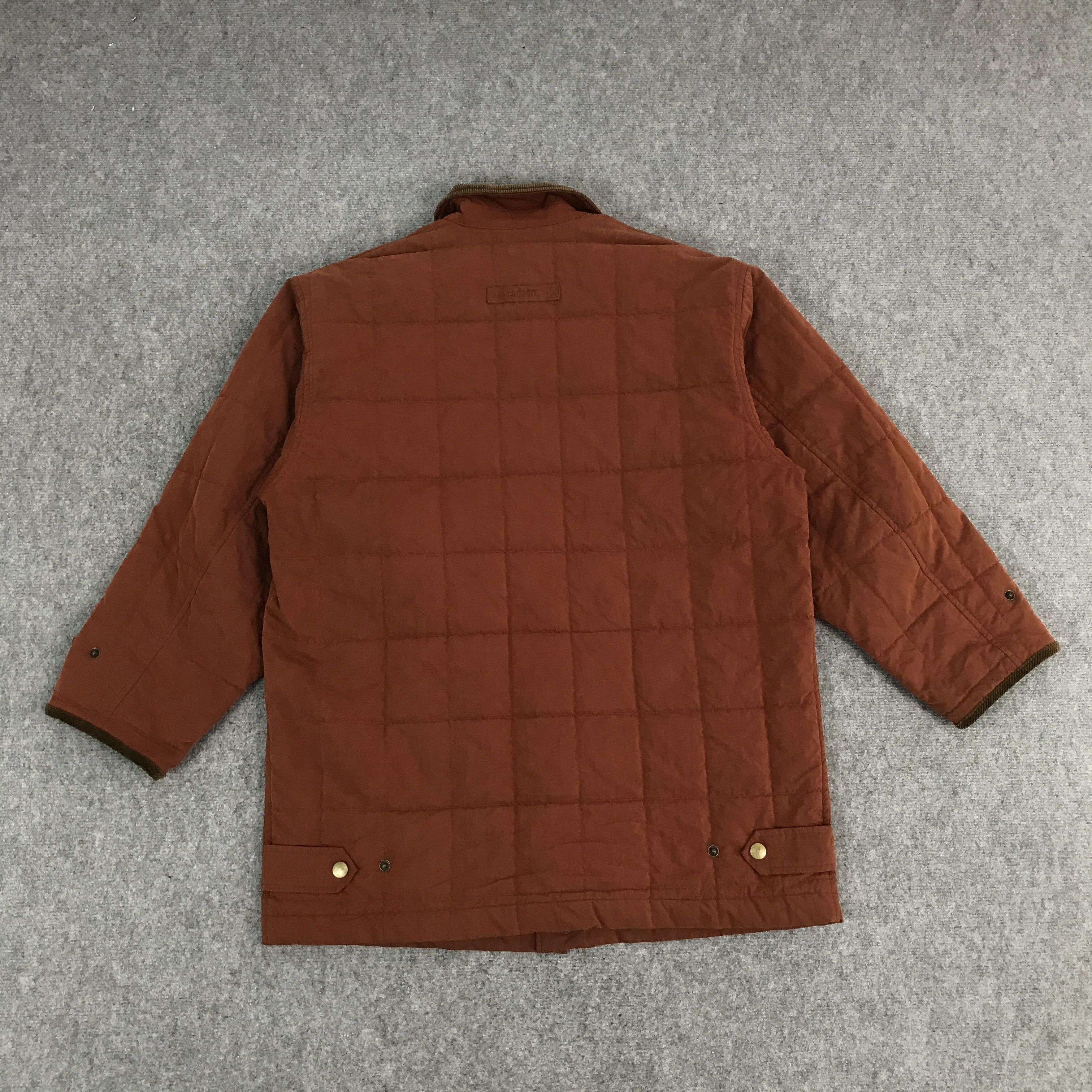 Lacoste × Vintage LACOSTE LONG SNAP BUTTON JACKET Size US XL / EU 56 / 4 - 2 Thumbnail