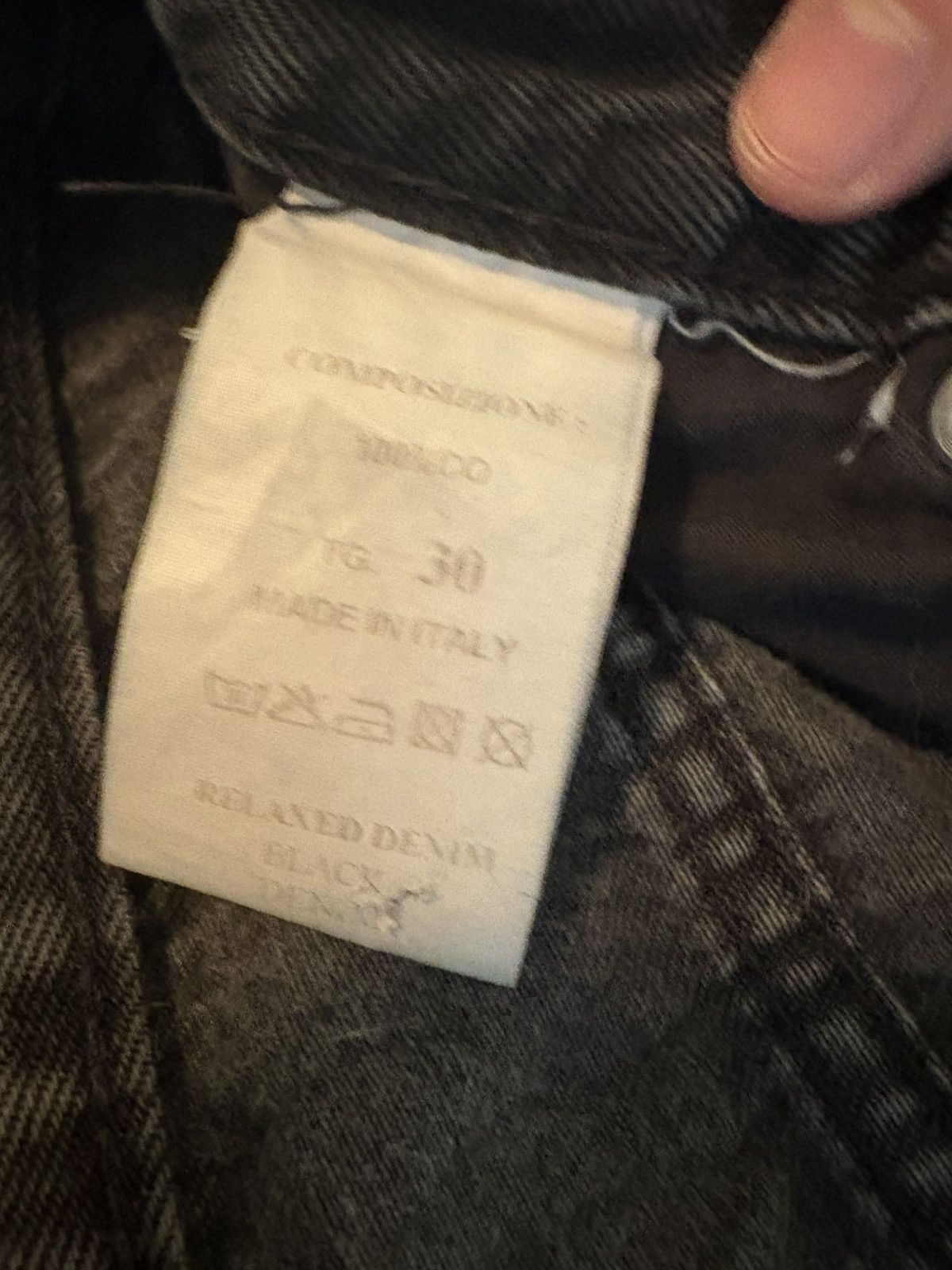 Represent Clo. Represent clo black denim Size US 30 / EU 46 - 3 Thumbnail