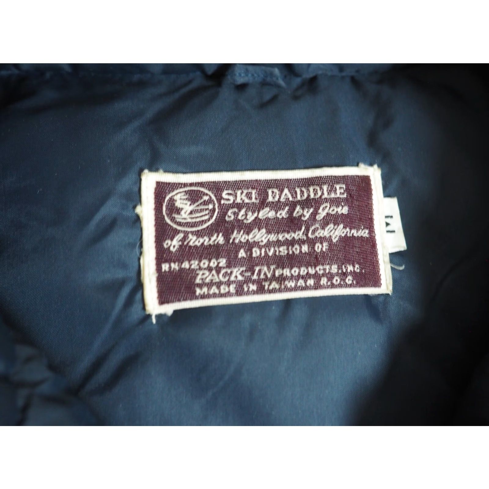 Vintage VINTAGE 70s Ski Daddle Navy Blue Puffer Jacket Coat Down Mens M Size US M / EU 48-50 / 2 - 3 Thumbnail