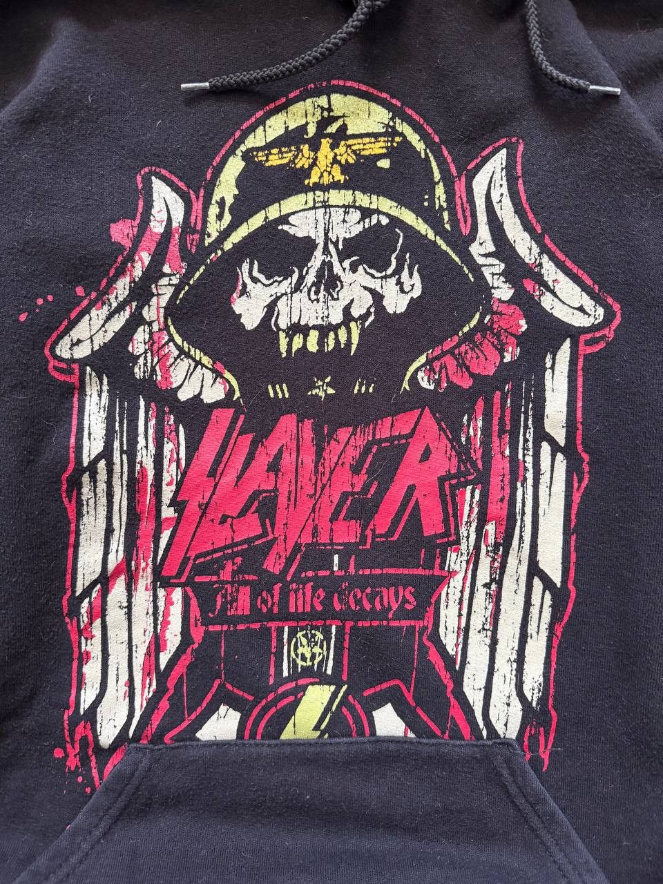 Band Tees Vintage Slayer Band Hoodie Graphic Skull Metal Pullover Size US S / EU 44-46 / 1 - 4 Thumbnail