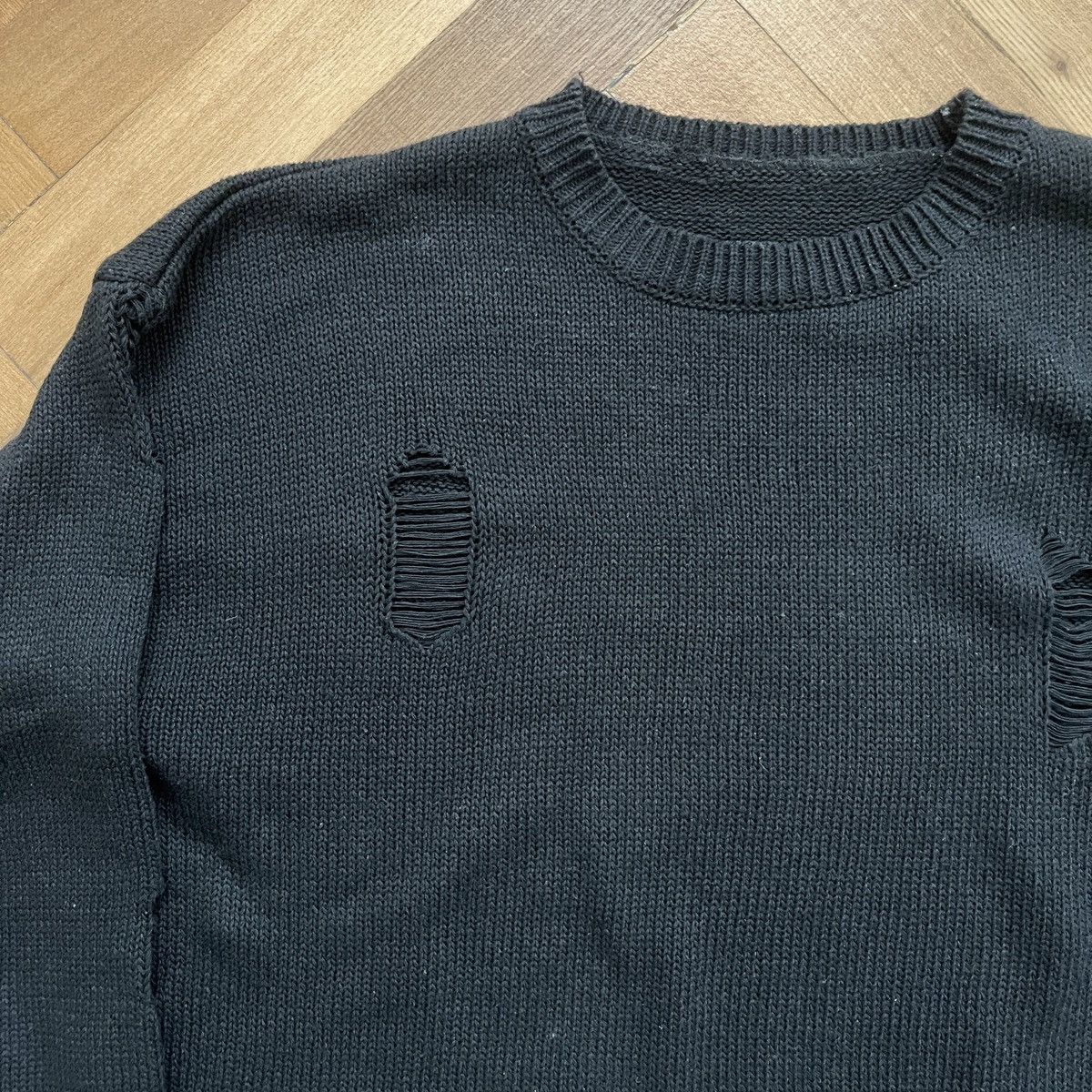 Maison Martin Margiela Perforated Silk Knit Sweater - SS06