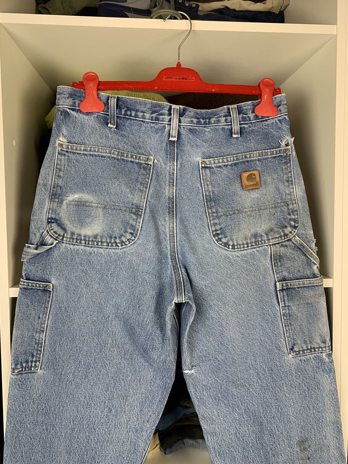 Carhartt × Vintage Vintage Carhartt Distressed Denim Thrashed Jeans Size US 32 / EU 48 - 3 Thumbnail
