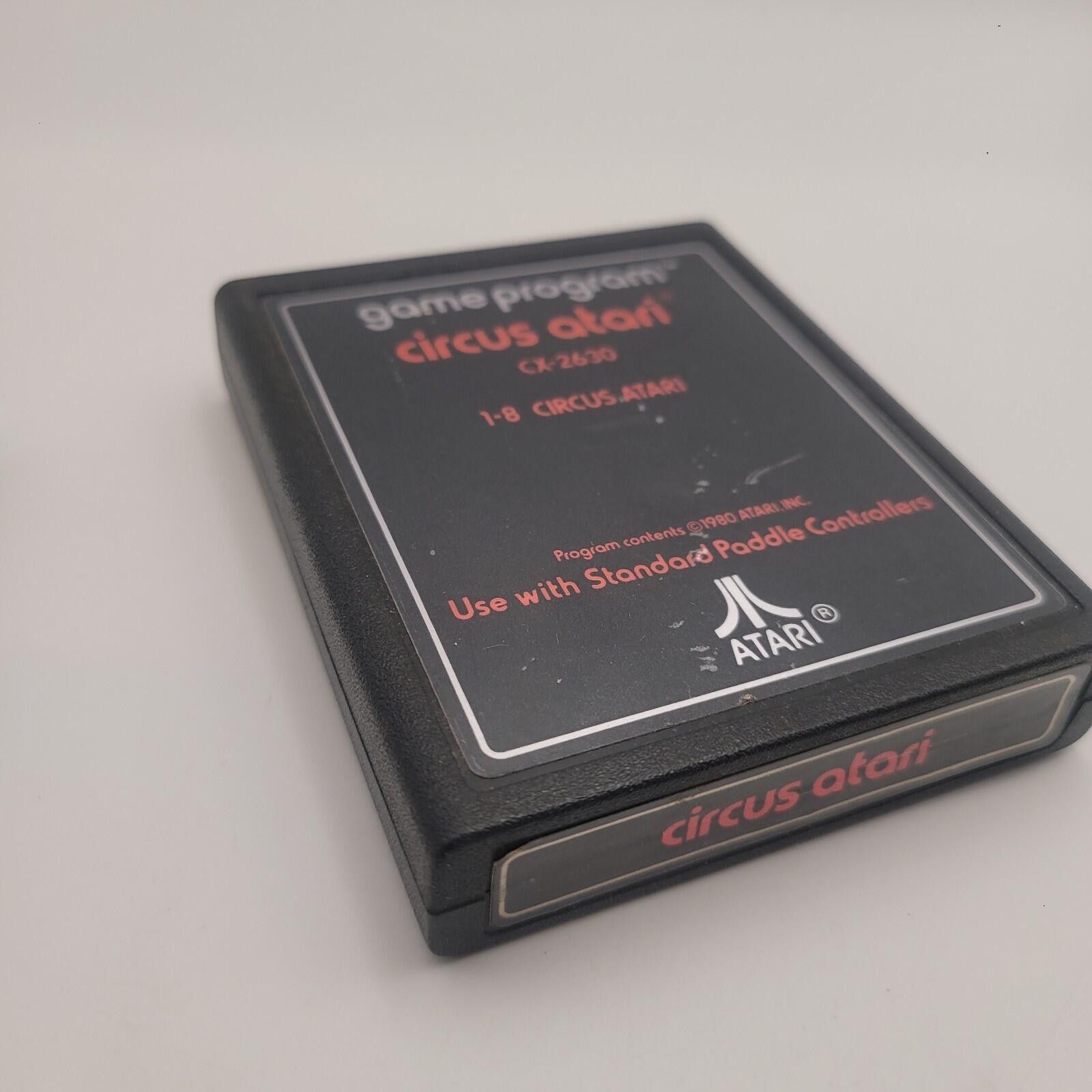 Other Circus Atari ATARI 2600 Game Cart Text Label CX-2630 Size ONE SIZE - 4 Thumbnail