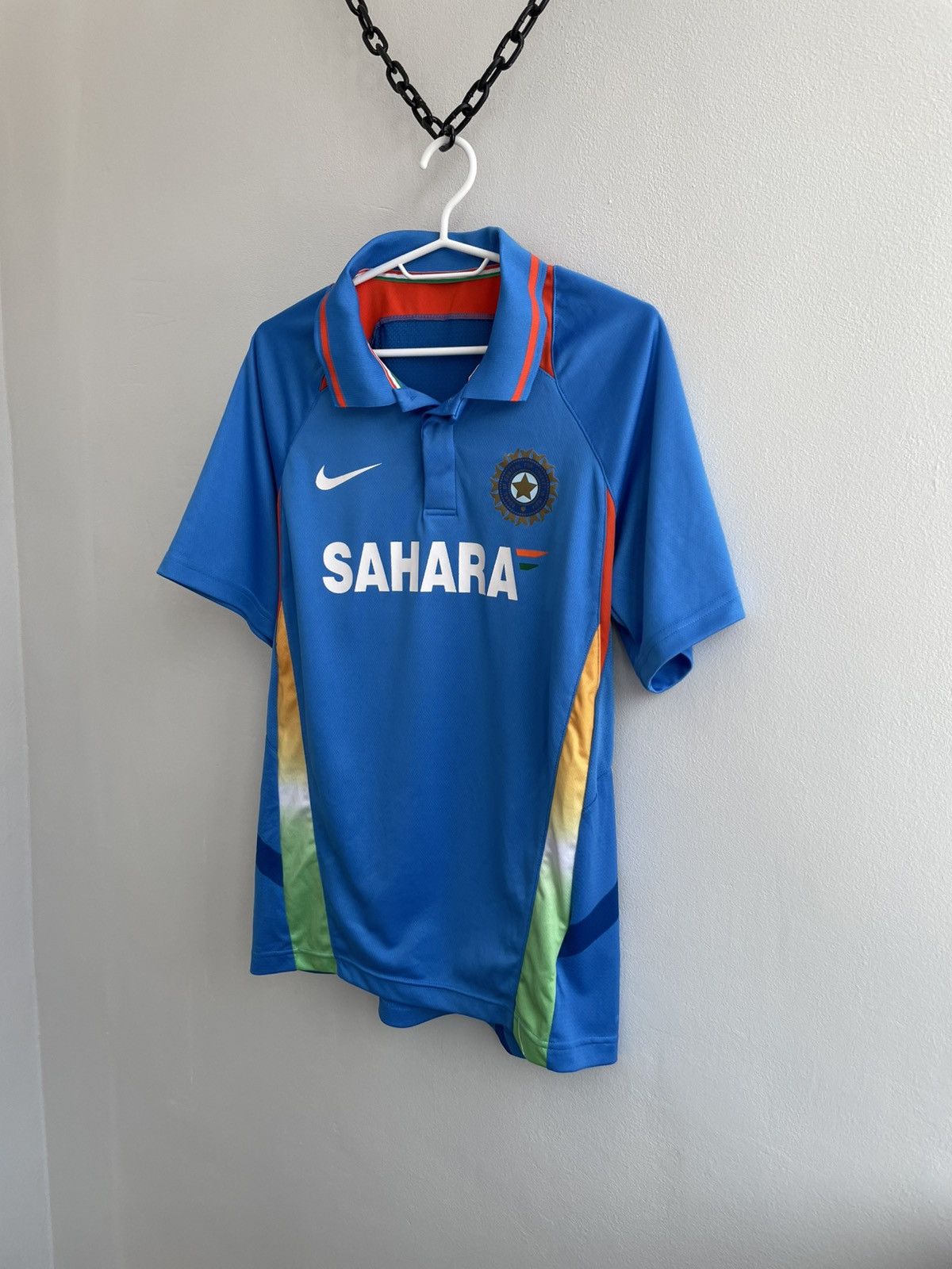 Nike Nike India Cricket Jersey Shirt Sahara Sponsor 2011 Size M Size US M / EU 48-50 / 2 - 2 Thumbnail
