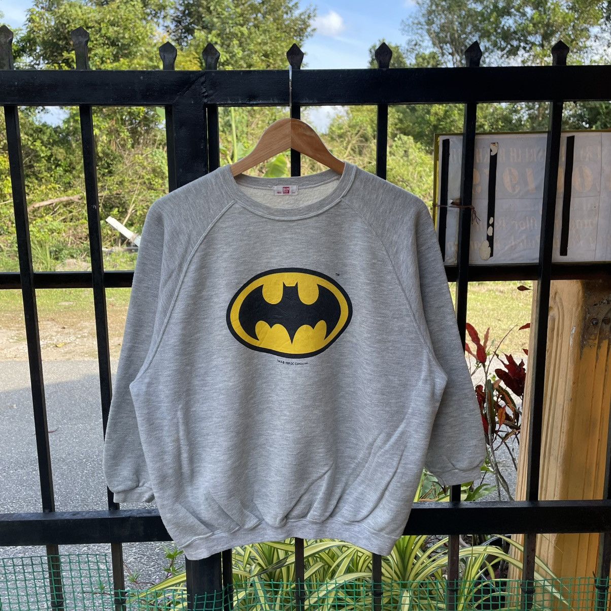DC Comics 🔥Vintage 1989 DC Comics Batman OG Logo Boxy Crop Sweatshirts Size US M / EU 48-50 / 2 - 1 Thumbnail