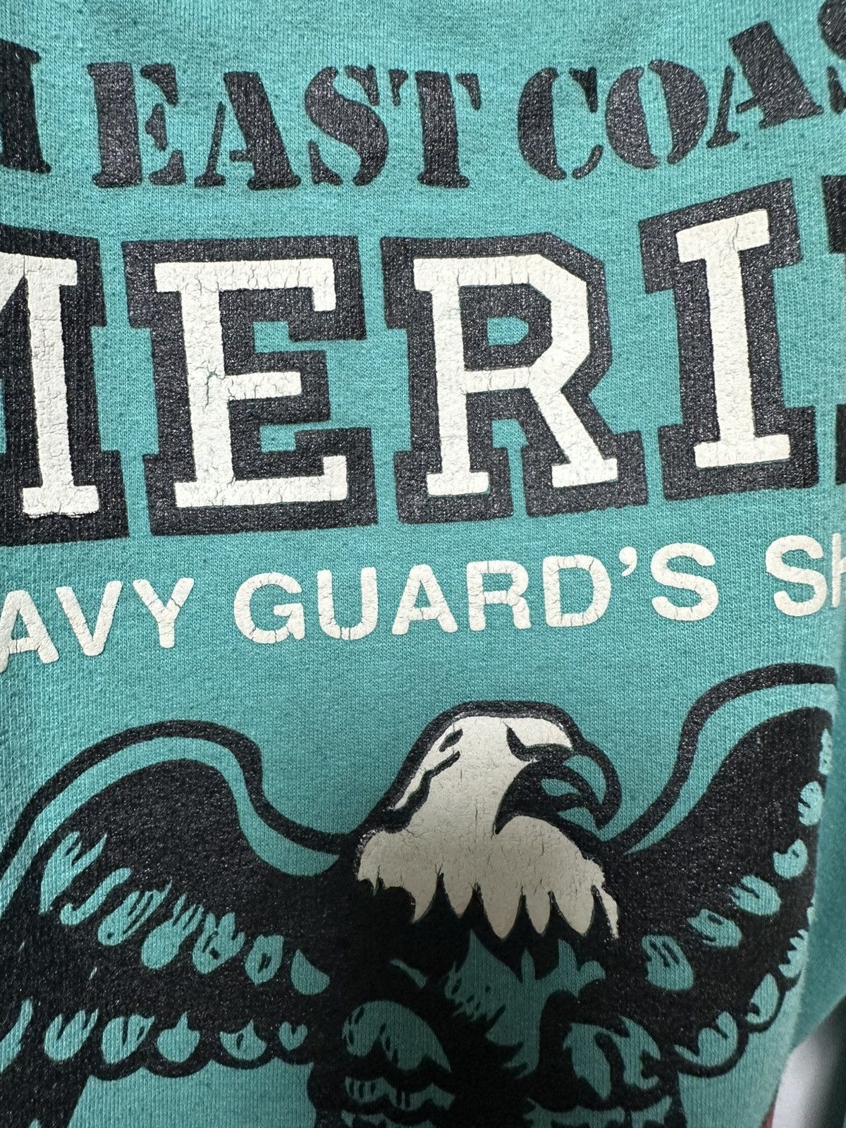 Vintage Hollywood Sport 1992 Vintage USA America navy Guards Rare Size US XL / EU 56 / 4 - 3 Thumbnail
