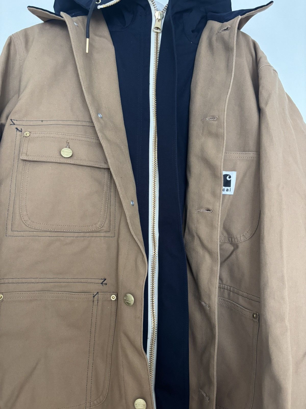 Carhartt × Sacai Carhartt WIP x Sacai Reversible Coat Size US L / EU 52-54 / 3 - 2 Thumbnail