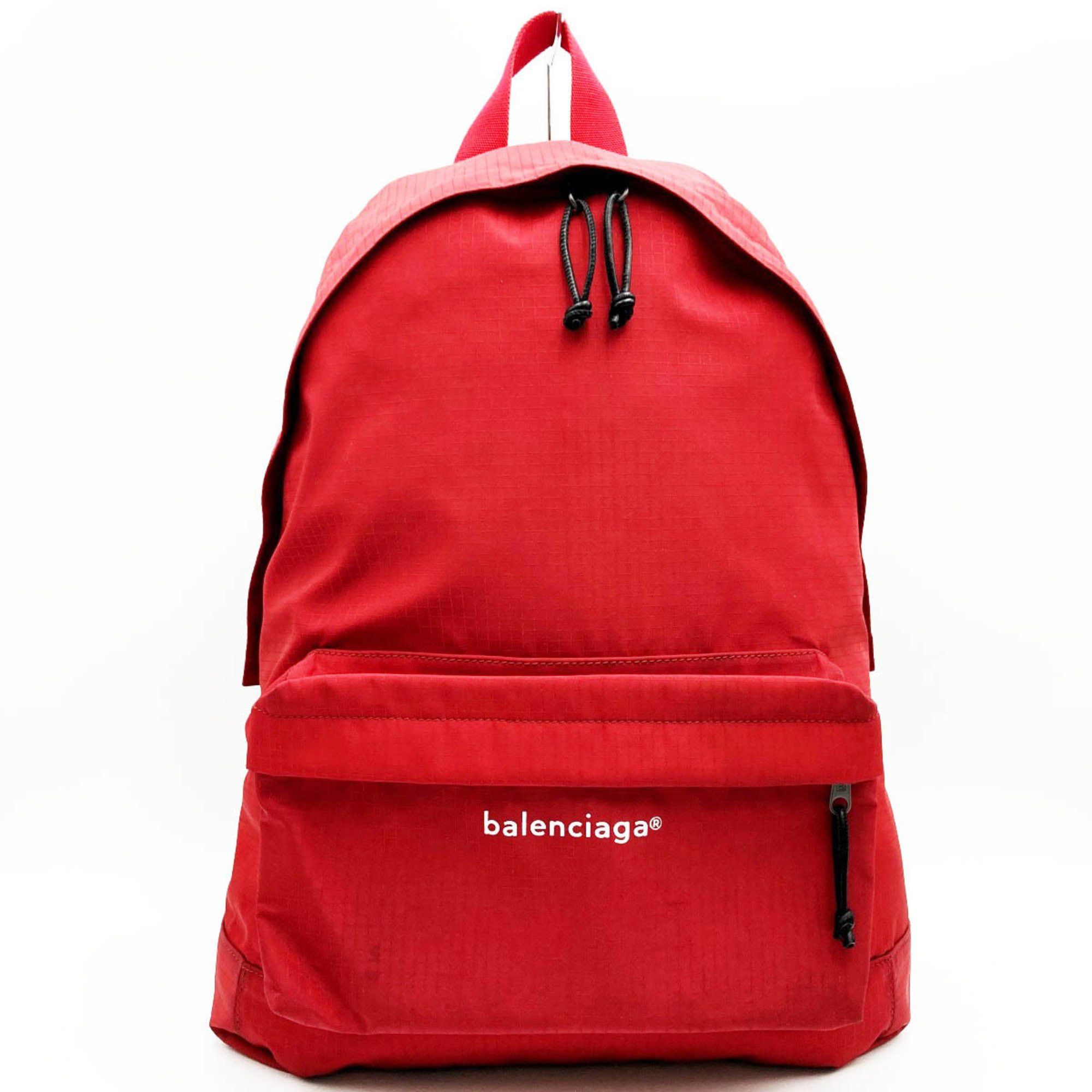 image of Balenciaga Rucksack Explorer Backpack Nylon Red Women's Men's in Red Color