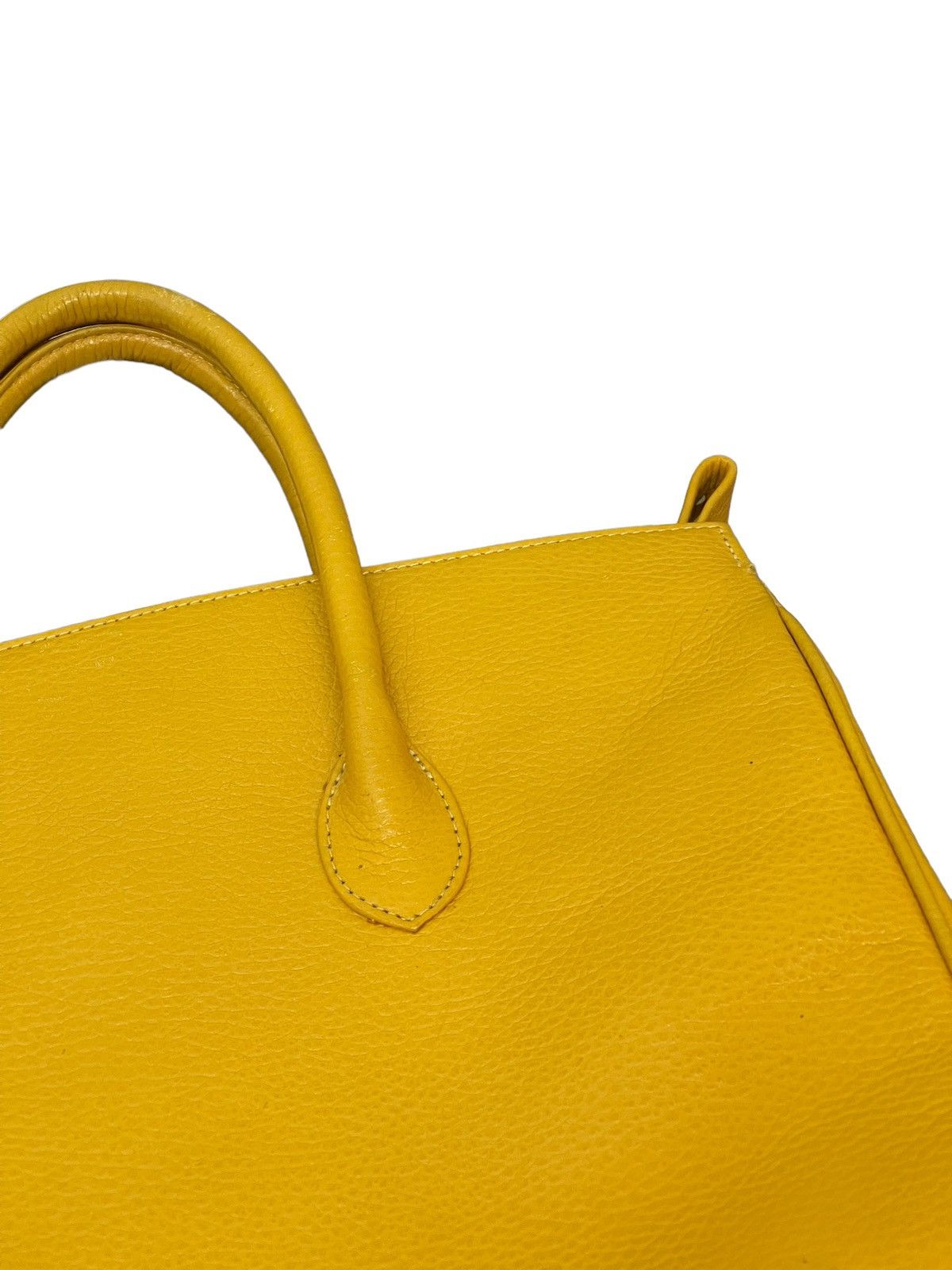 Japanese Brand Birkin Bag Leather Vintage Unknown Handmade Custom 1🟩 Size ONE SIZE - 22 Thumbnail