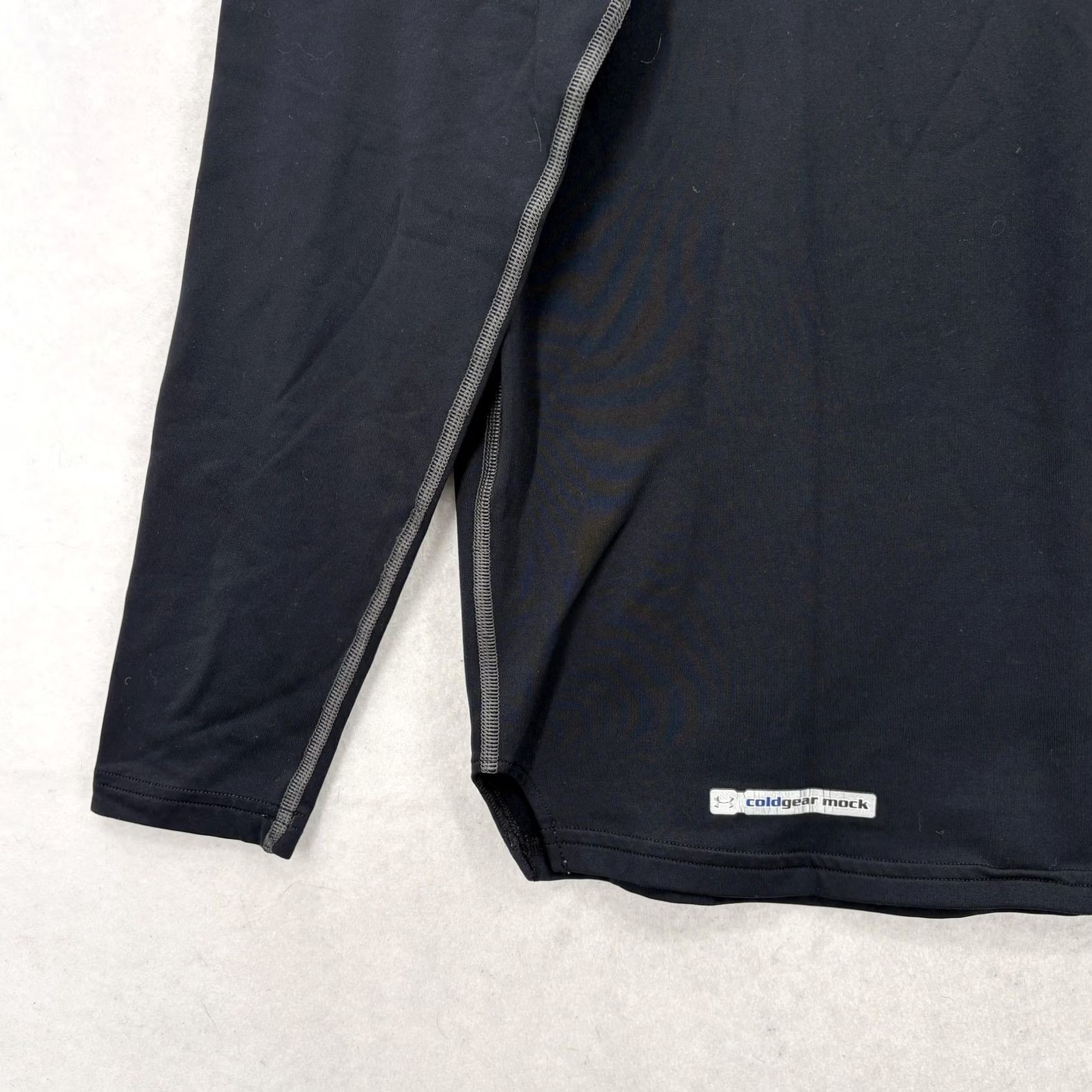 Under Armour Under Armour Shirt Mens M Black Long Sleeve ColdGear Fitted Mock Base Layer Size US M / EU 48-50 / 2 - 3 Thumbnail