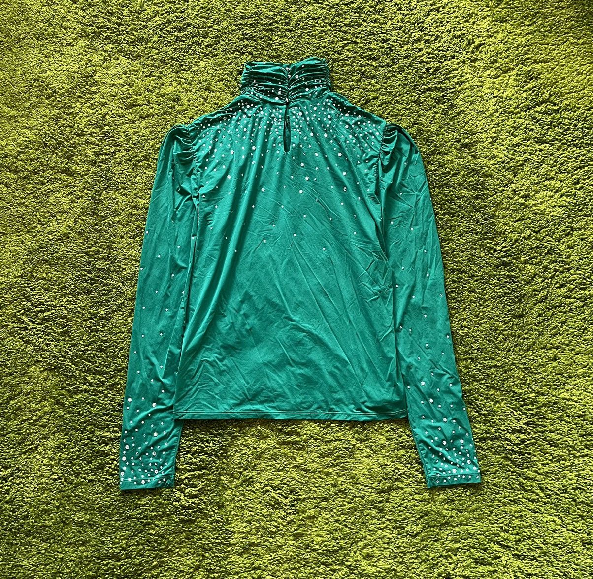 Designer × Paco Rabanne Paco Rabanne x H&M limited all around rhinestones blouse Size XL / US 12-14 / IT 48-50 - 2 Thumbnail