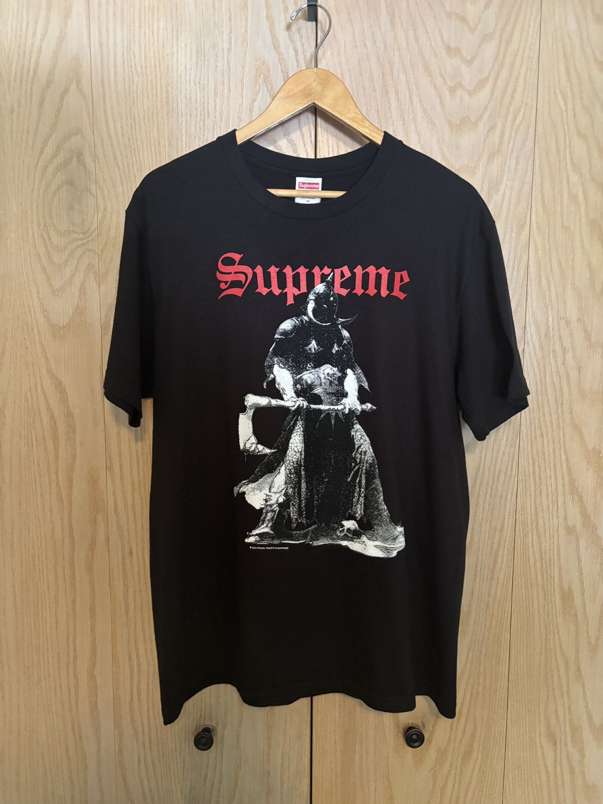 Supreme Supreme Frazetta Destruction T-Shirt, Black, Size Medium Size US M / EU 48-50 / 2 - 1 Thumbnail