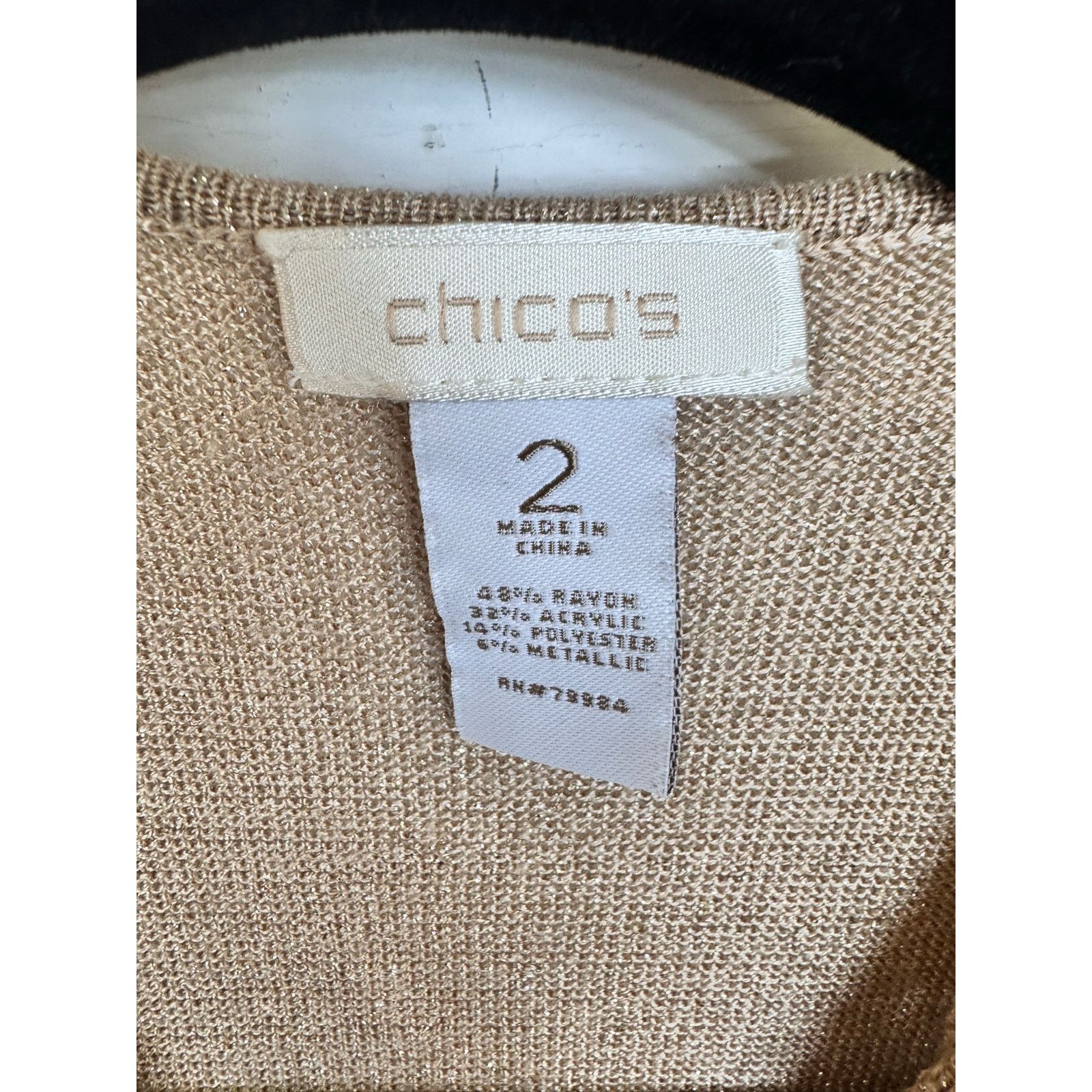 Other Chico's Long Sleeve Cardigan Women's Size 2 Size L / US 10 / IT 46 - 4 Thumbnail