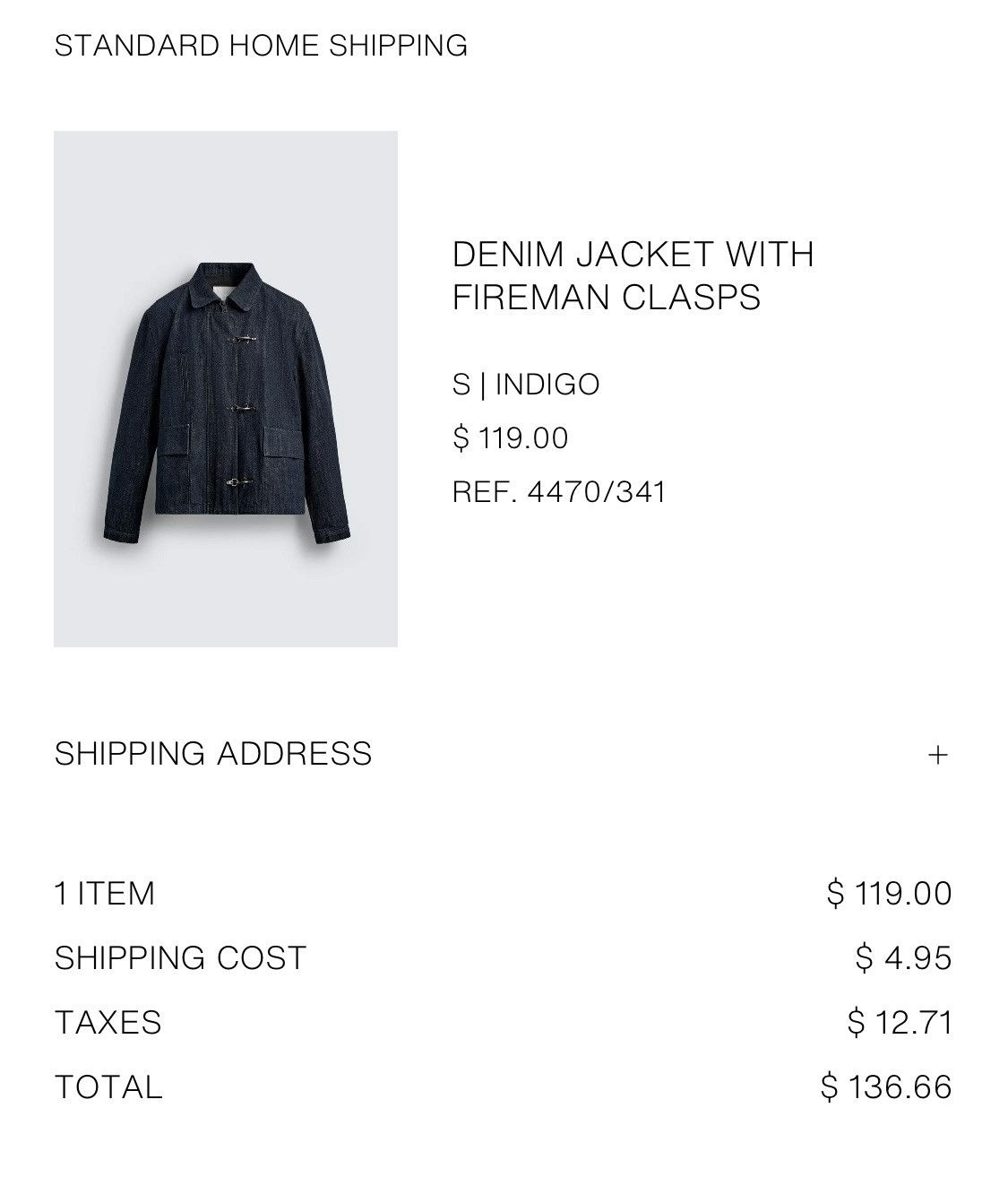 Zara Zara - Men’s Denim Jacket with Fireman Clasp - Small Size US S / EU 44-46 / 1 - 10 Thumbnail
