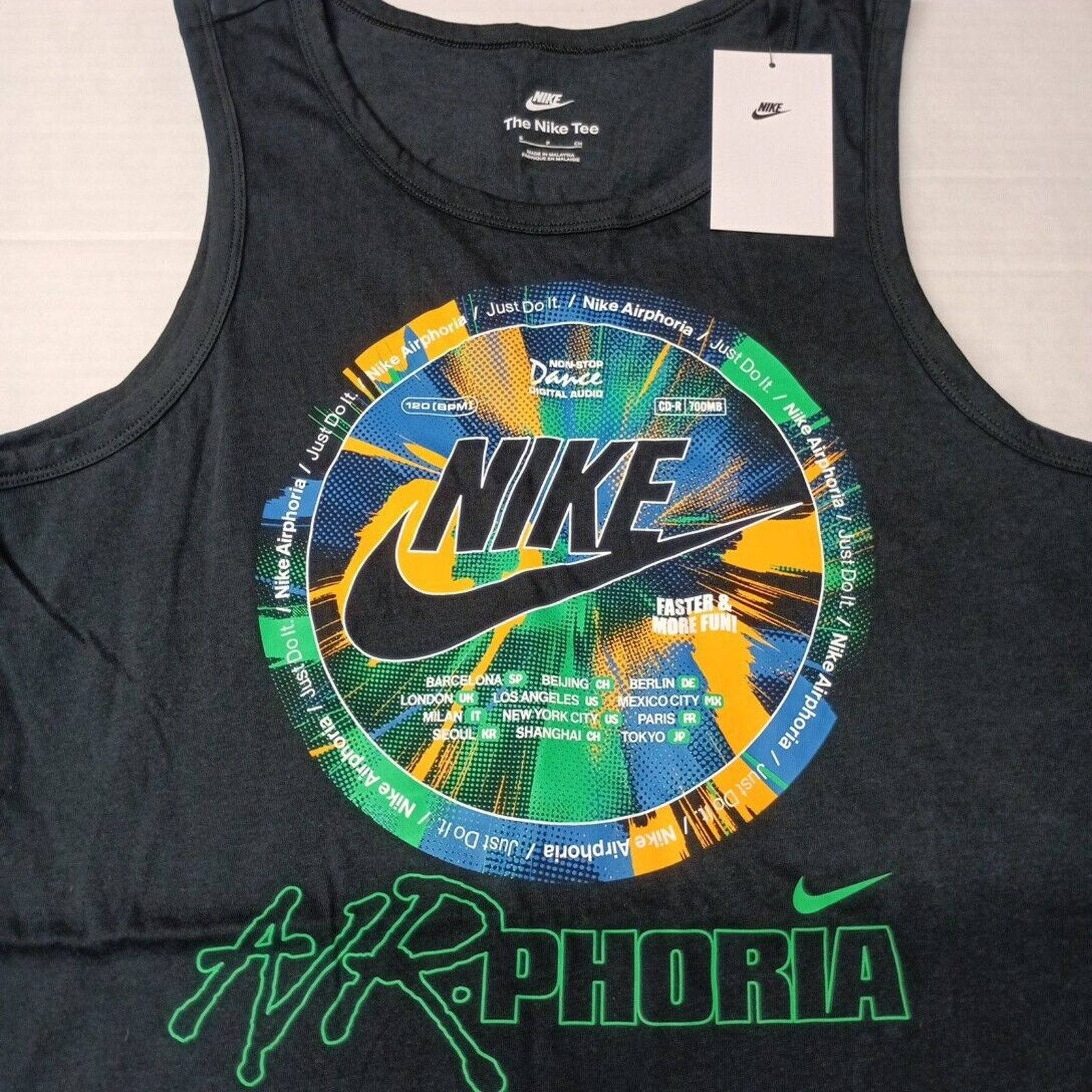Nike Nike Sportswear Air-phoria Tank Top Men's S Small Black Size US S / EU 44-46 / 1 - 2 Thumbnail