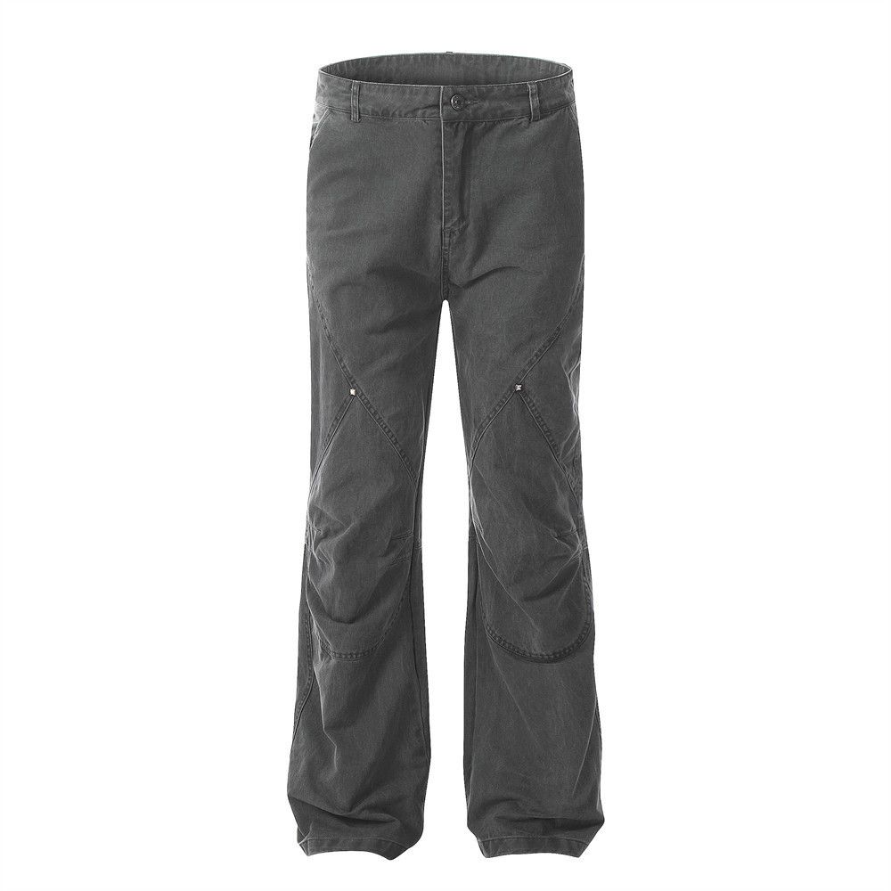 Japanese Brand × Jean American retro washed flared distressed jeans for men y2k Size US 32 / EU 48 - 1 Thumbnail