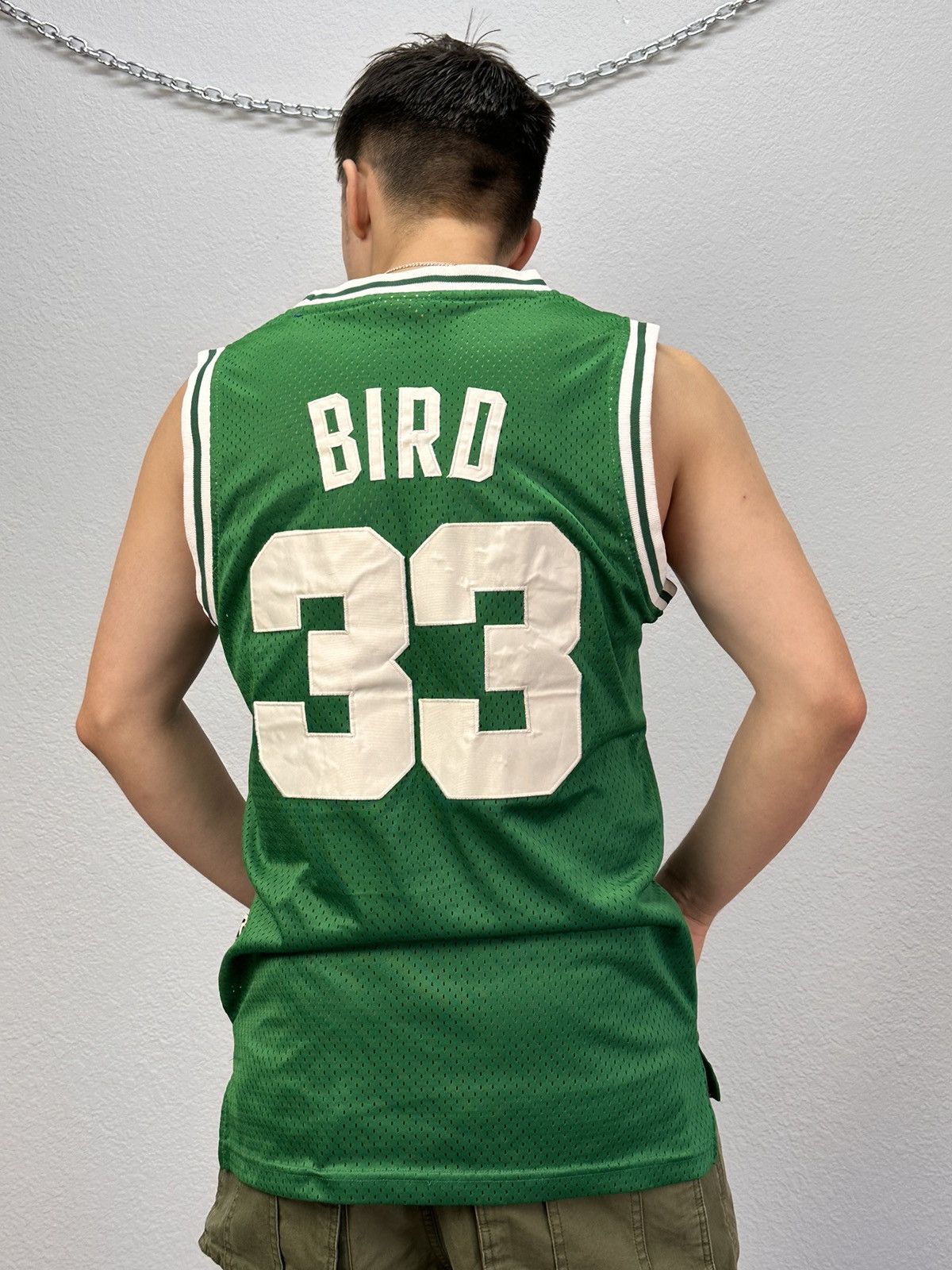 NBA × Vintage Vintage Celtic Bird 33 Adidas jersey Y2K NBA JERSEY Size US S / EU 44-46 / 1 - 12 Thumbnail