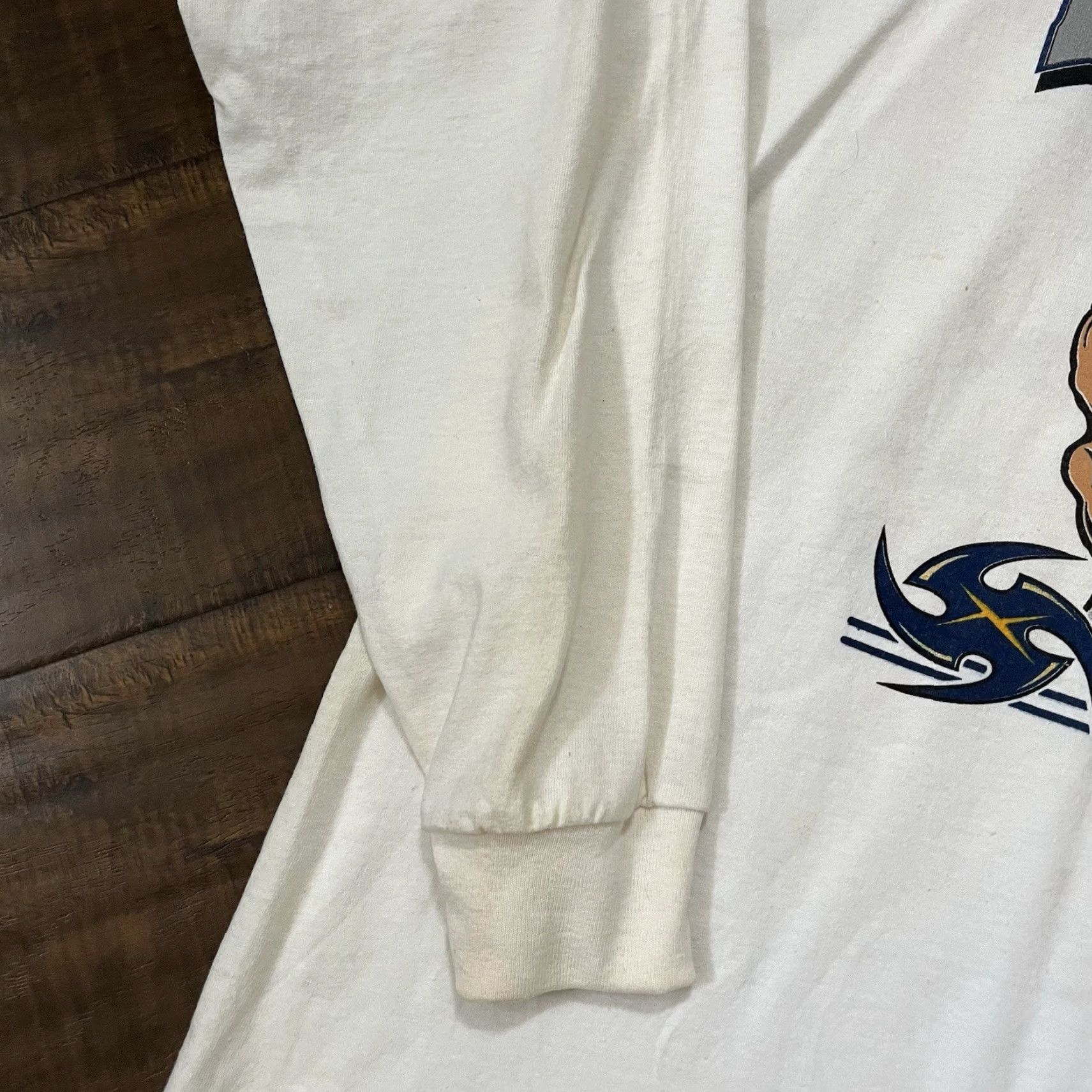 VINTAGE Nike Football T-Shirt XL Men White 2001 LA XFL Xtreme