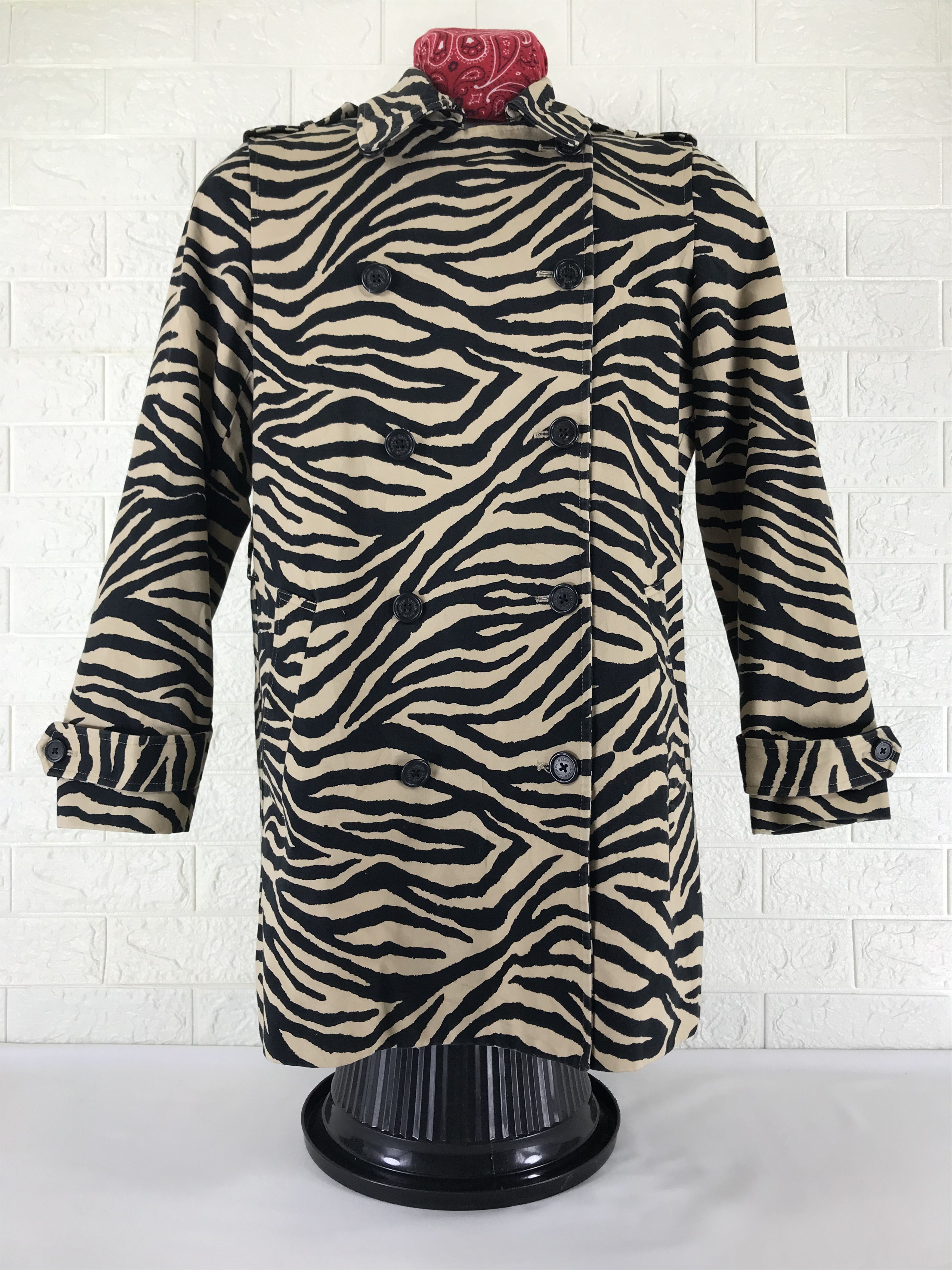 Polo Ralph Lauren Vintage Polo Ralph Lauren Tiger Striped Coat Size M / US 6-8 / IT 42-44 - 1 Thumbnail