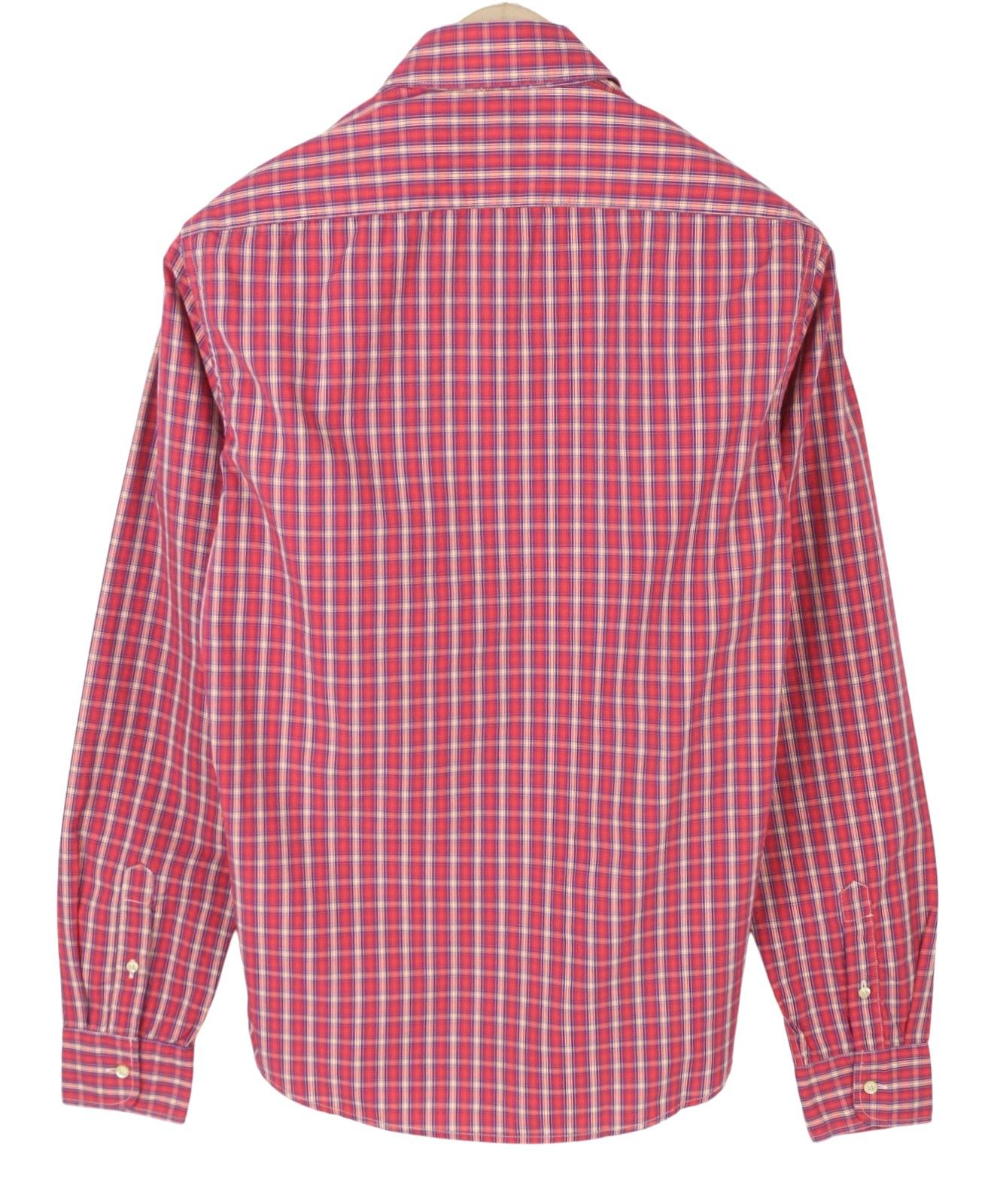 Scotch & Soda S Red Plaid Button-Up Spread Shirt 89048 Size US S / EU 44-46 / 1 - 4 Thumbnail