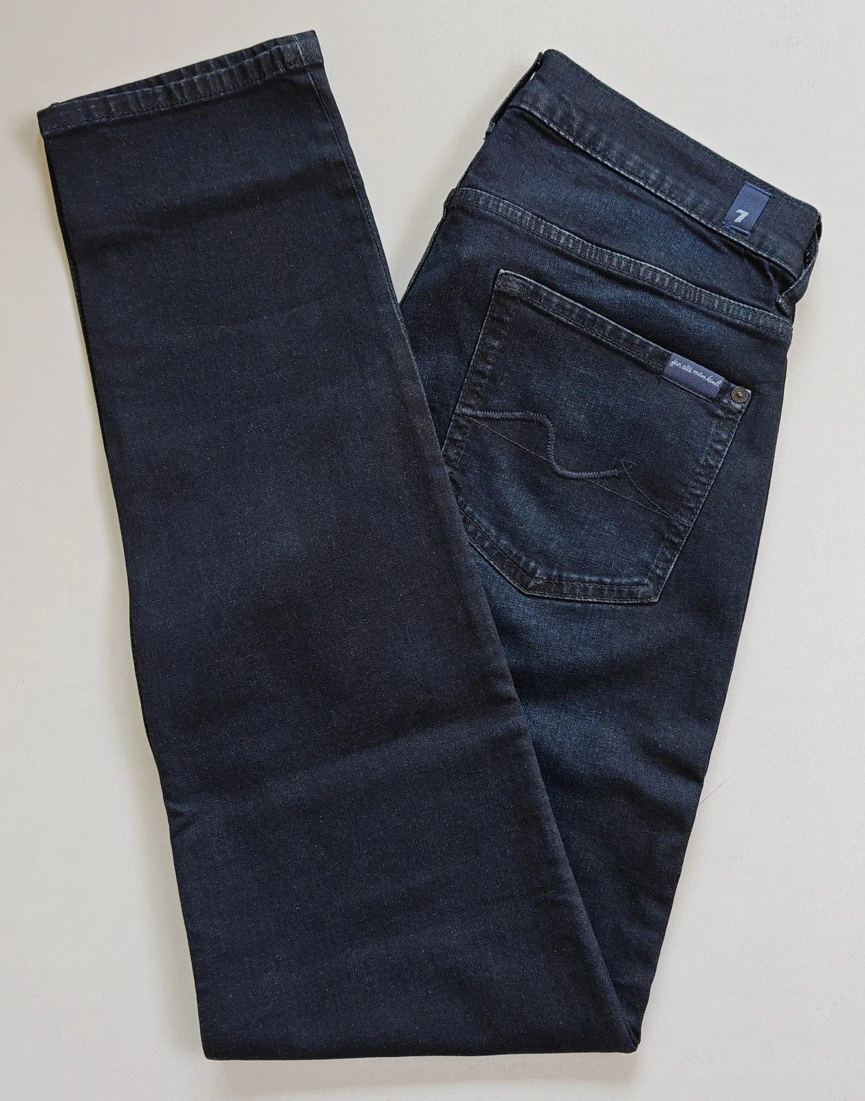 7 For All Mankind 7 For All ManKind Slimmy Tapered River Water Jeans T / 6015 Size US 32 / EU 48 - 13 Thumbnail