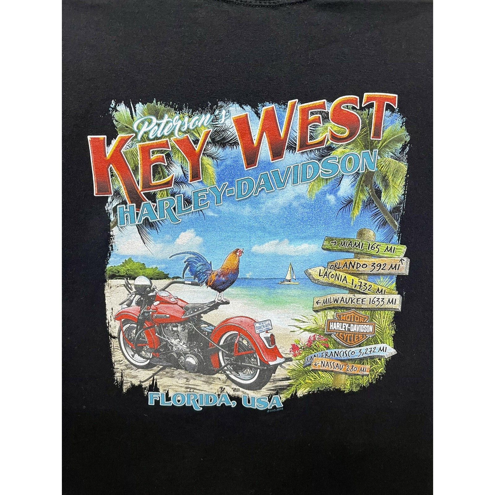 Other VTG Y2K Mens Harley Davidson Black T Shirt Tank Peterson's K Size US L / EU 52-54 / 3 - 2 Thumbnail