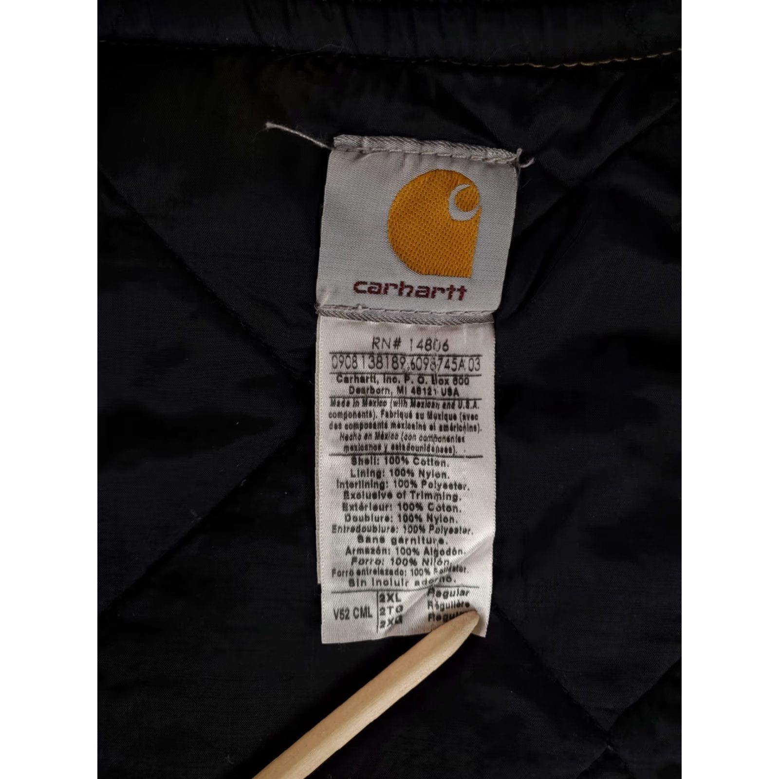 Carhartt Carhartt VTG 90s Insulated Full Zip Vest Brown Mens 2XL Size US XXL / EU 58 / 5 - 4 Thumbnail